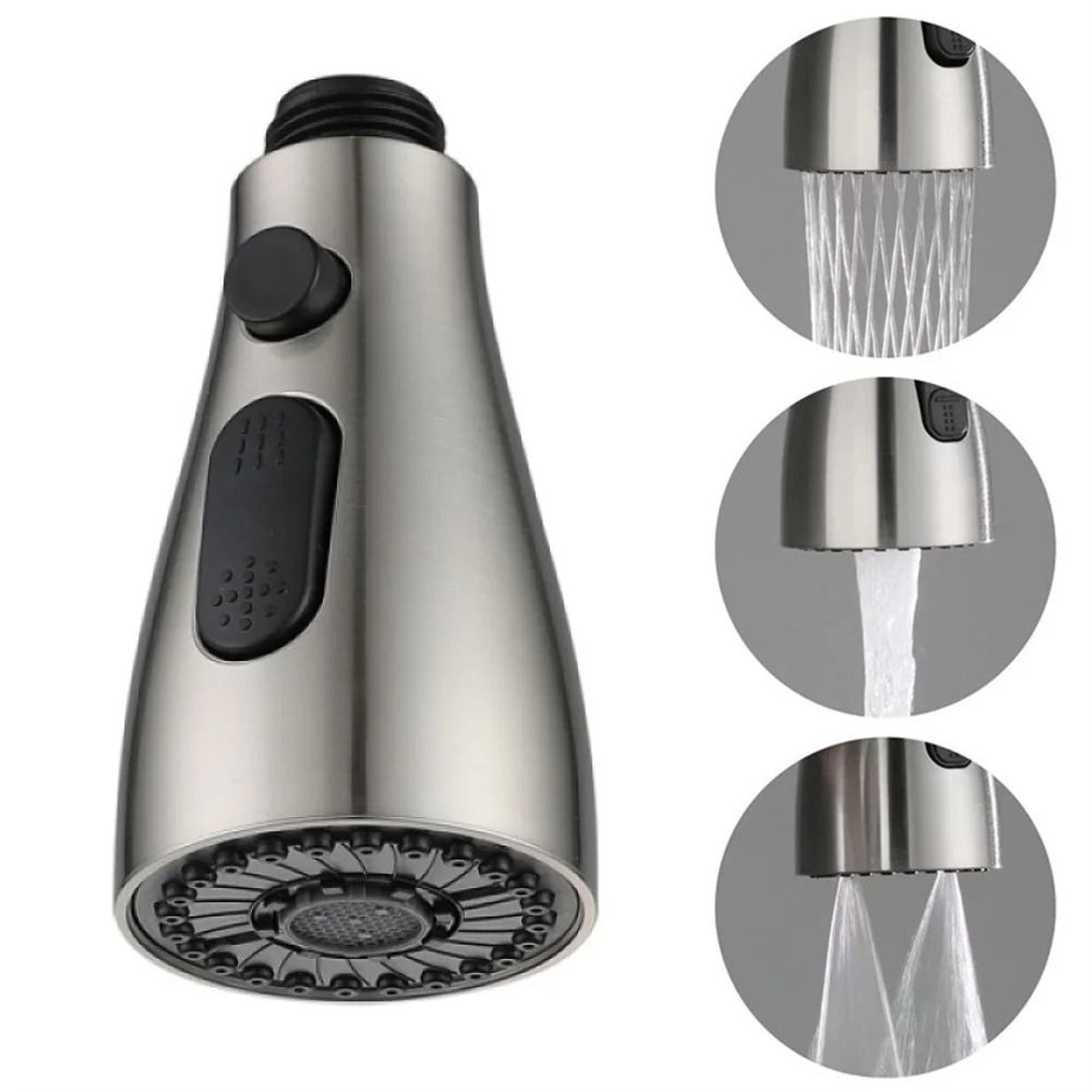 3-mode kitchen faucet sprayer head replacement for sink & bathroom faucet