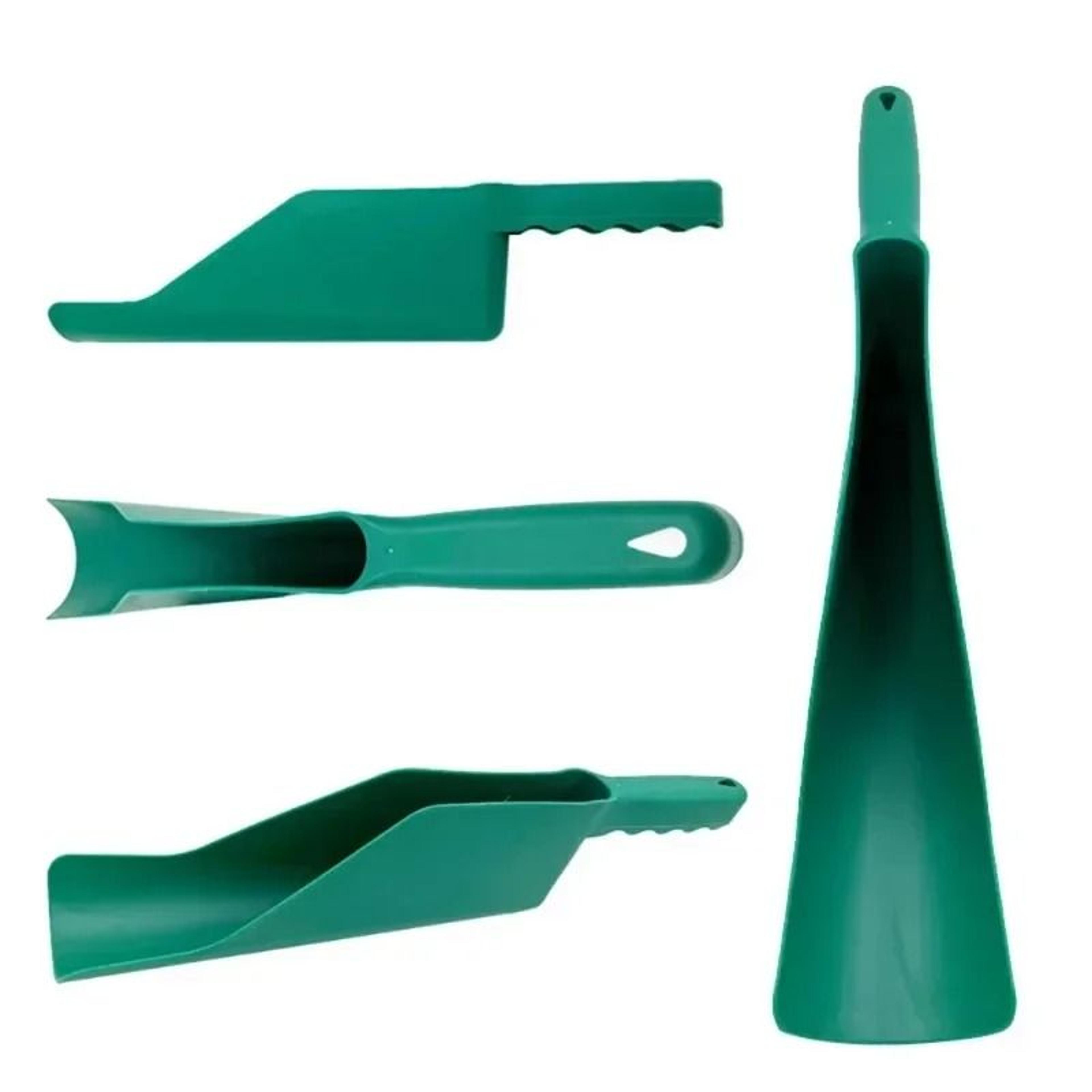 multipurpose gutter cleaning scoop tool for roof leaves, dirt, and debris removal durable garden shovel