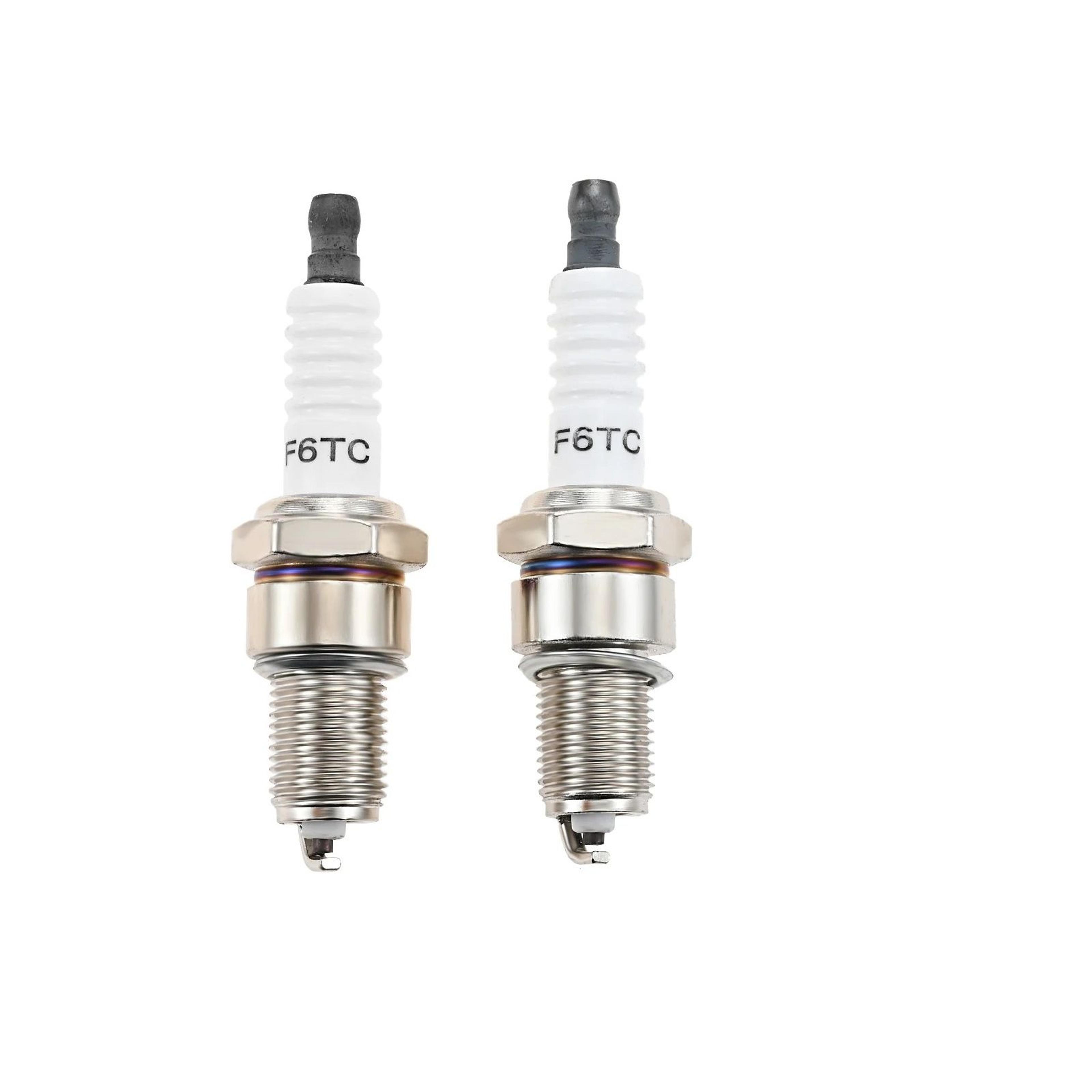 2pcs rc12yc spark plug replacement for lawn mower, chainsaw, trimmer small engine
