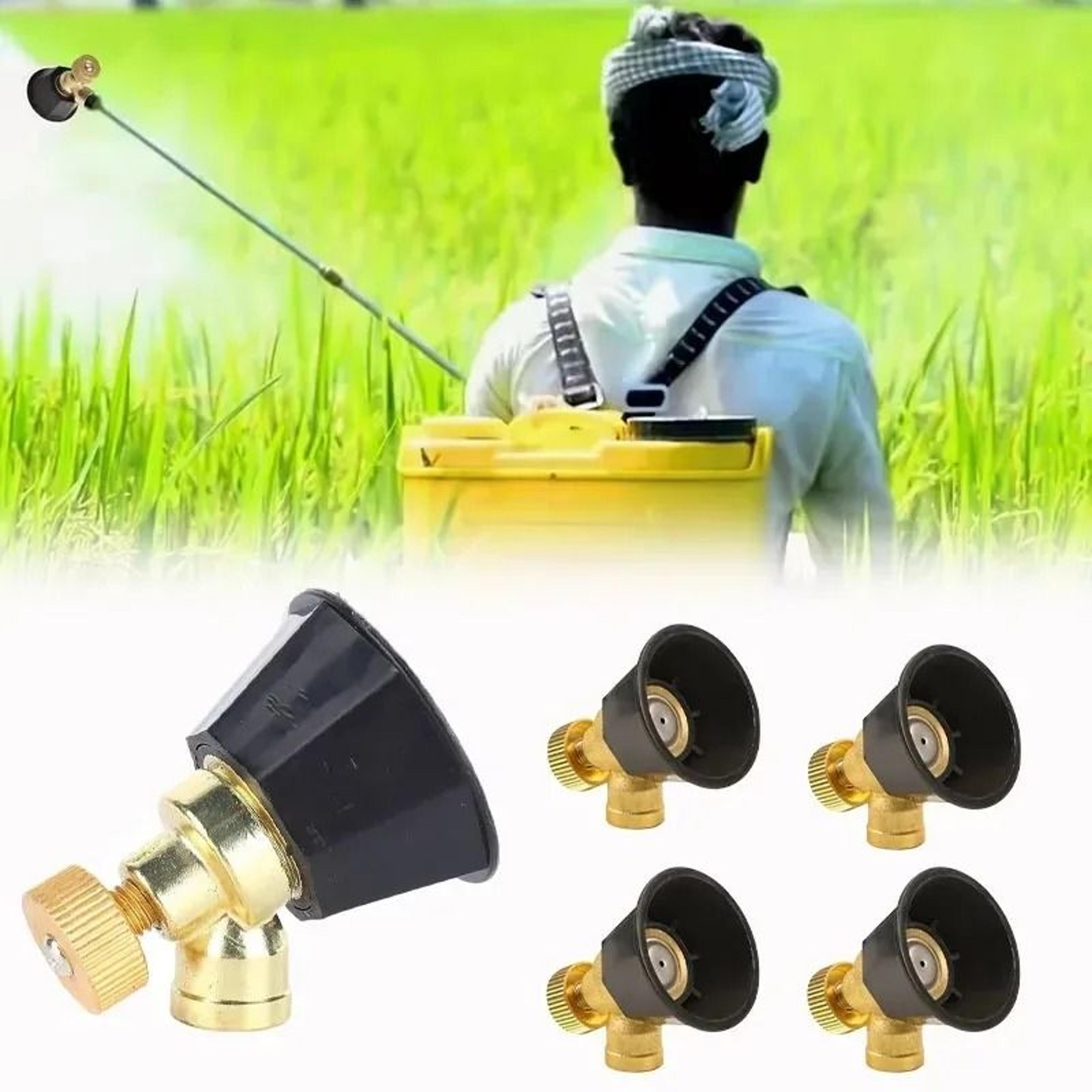 adjustable brass spray nozzle 0.18 to 0.22 inch thread agricultural atomizing sprinkler head