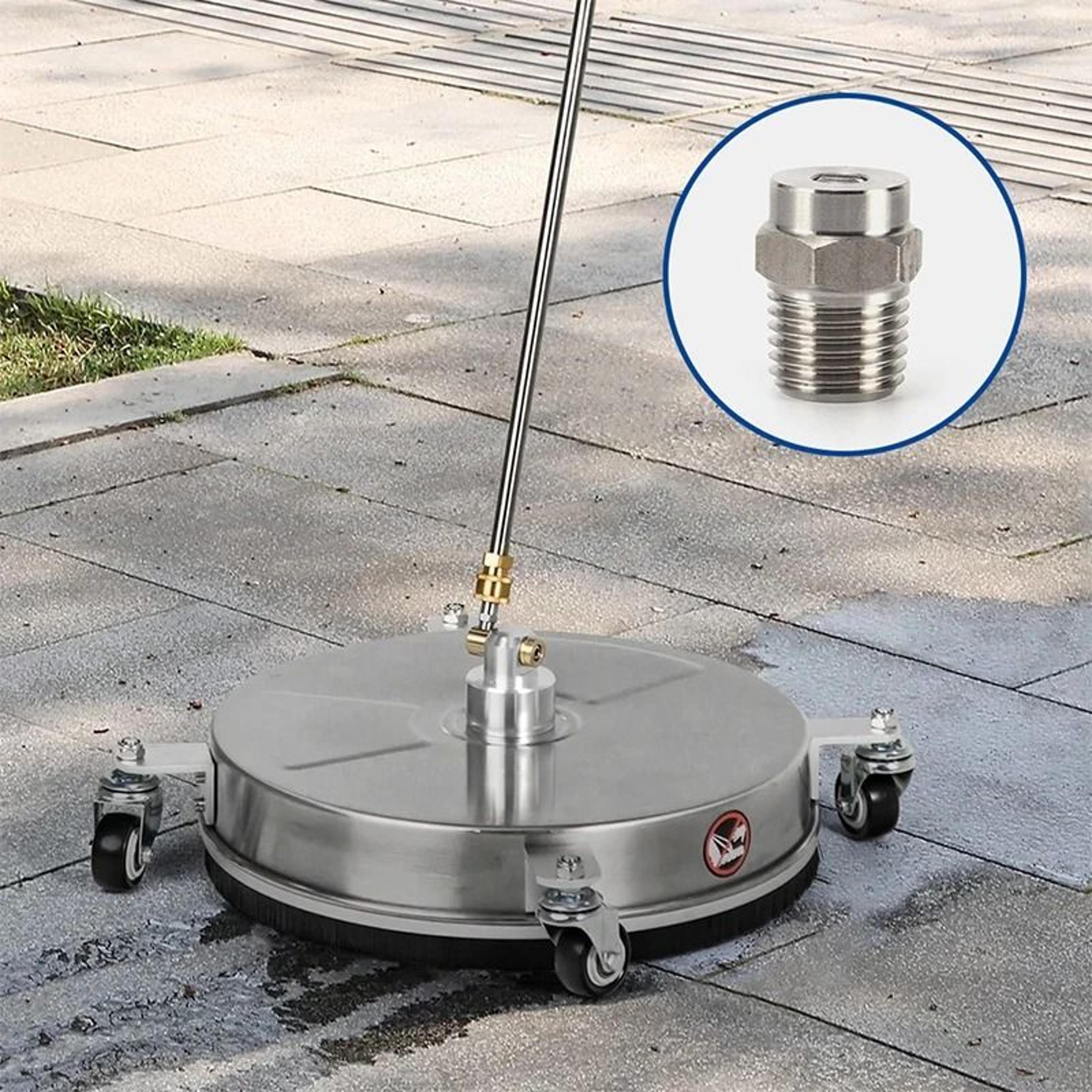 1 4 inch high pressure washer nozzle set 0 15 25 40 degree stainless steel spray tips turbo nozzle