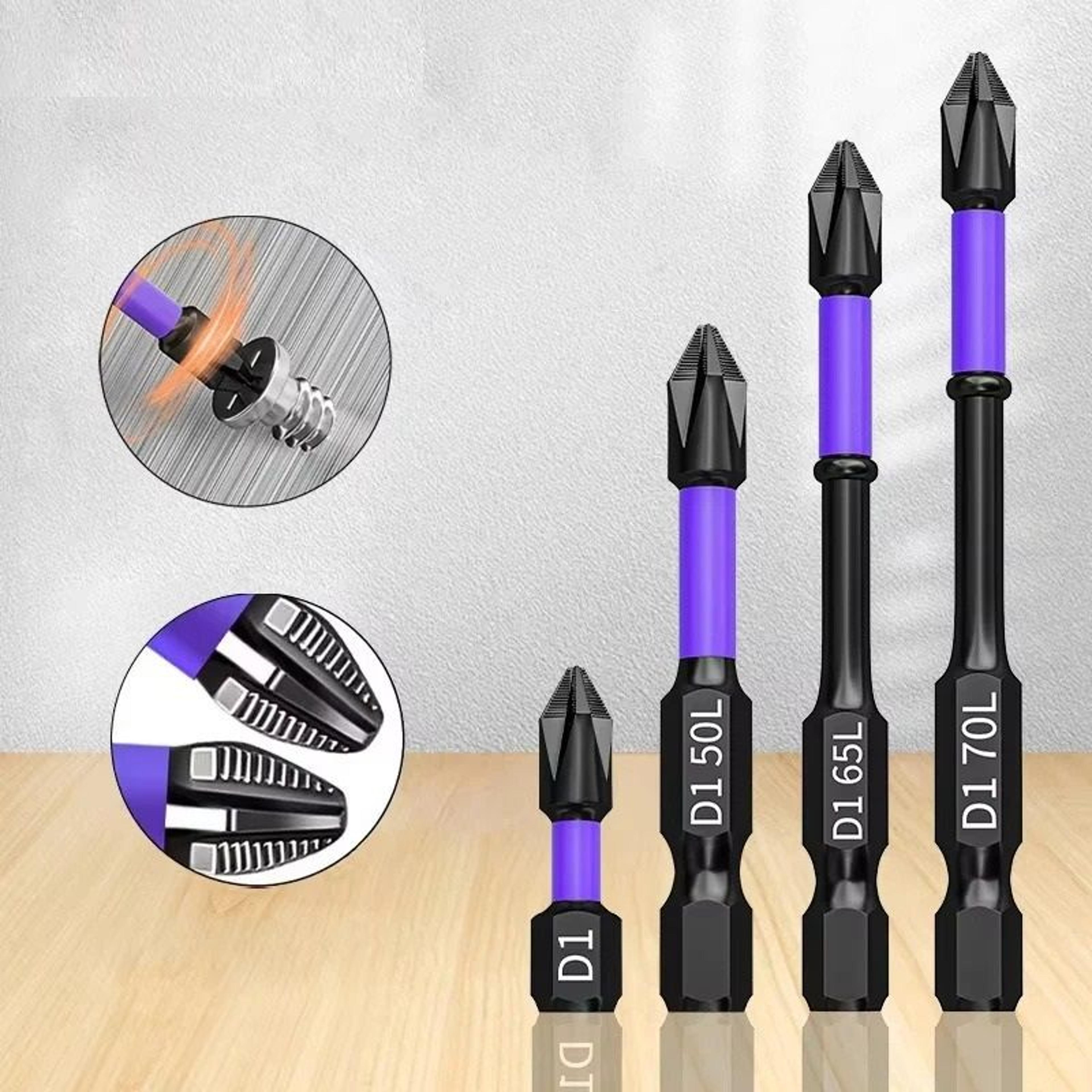 2 pack magnetic phillips screwdriver bit set ph2 1 inch to 6 inch