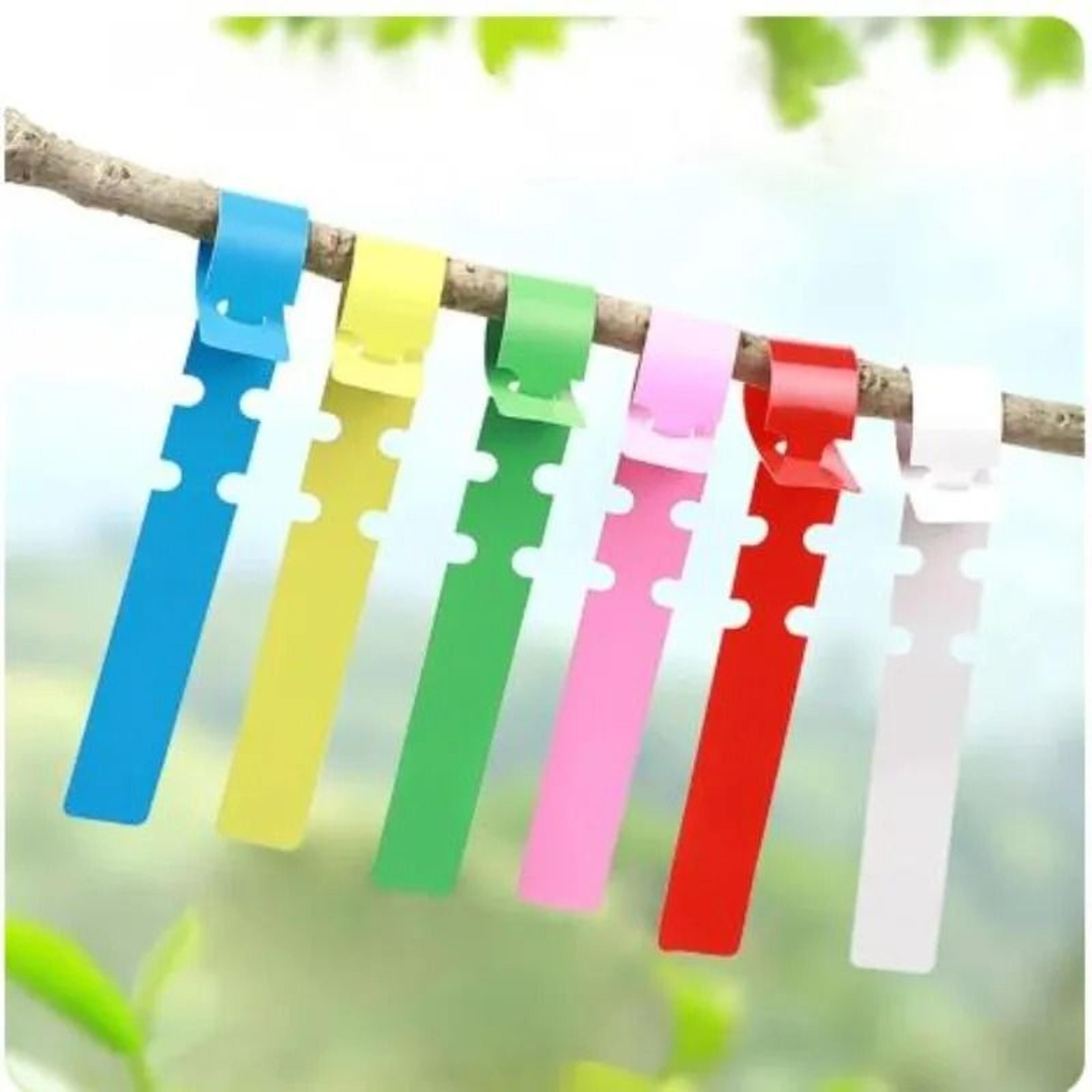 100 pack waterproof plant labels hanging garden tags pvc