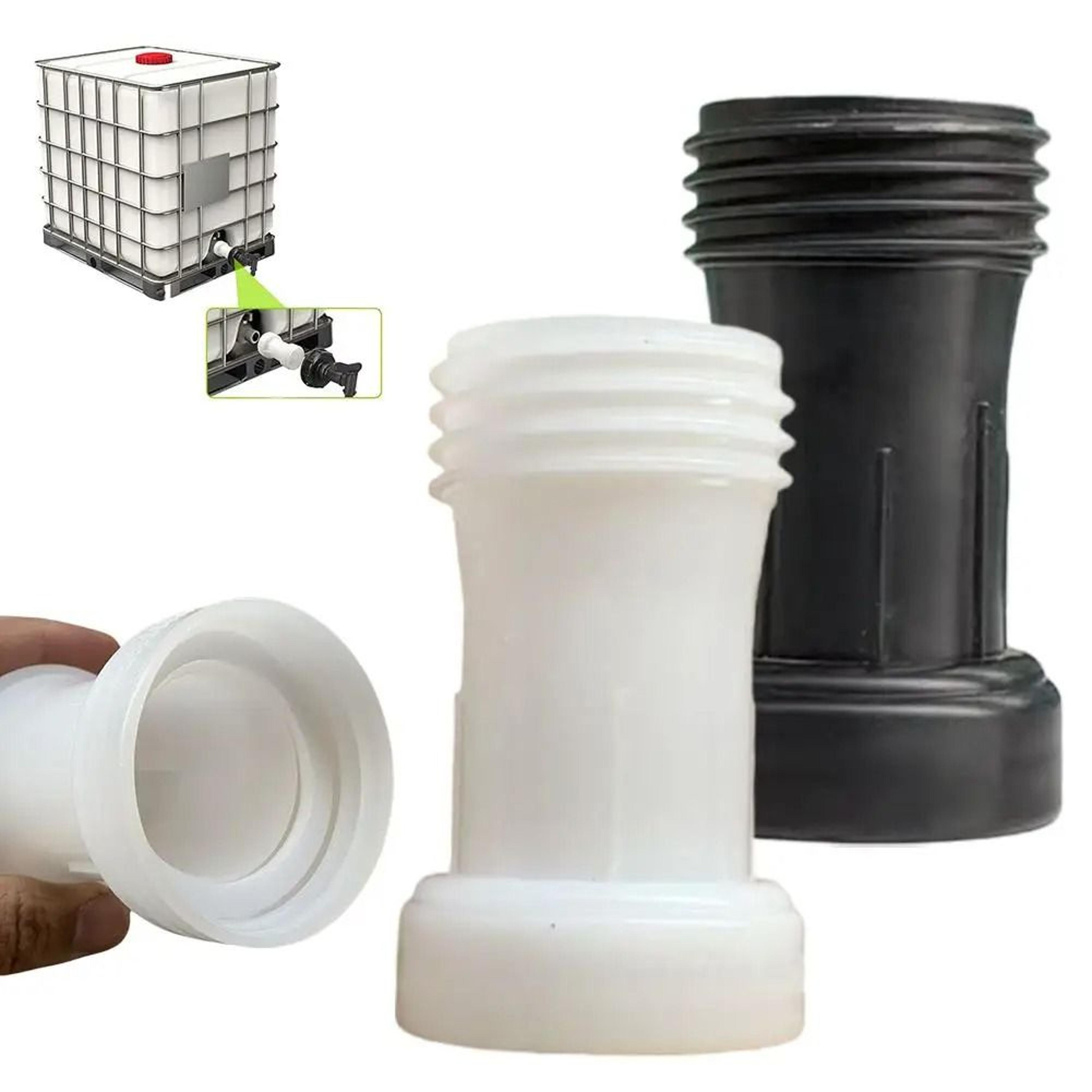 water tank outlet extension connector 2.36 inch thread plastic
