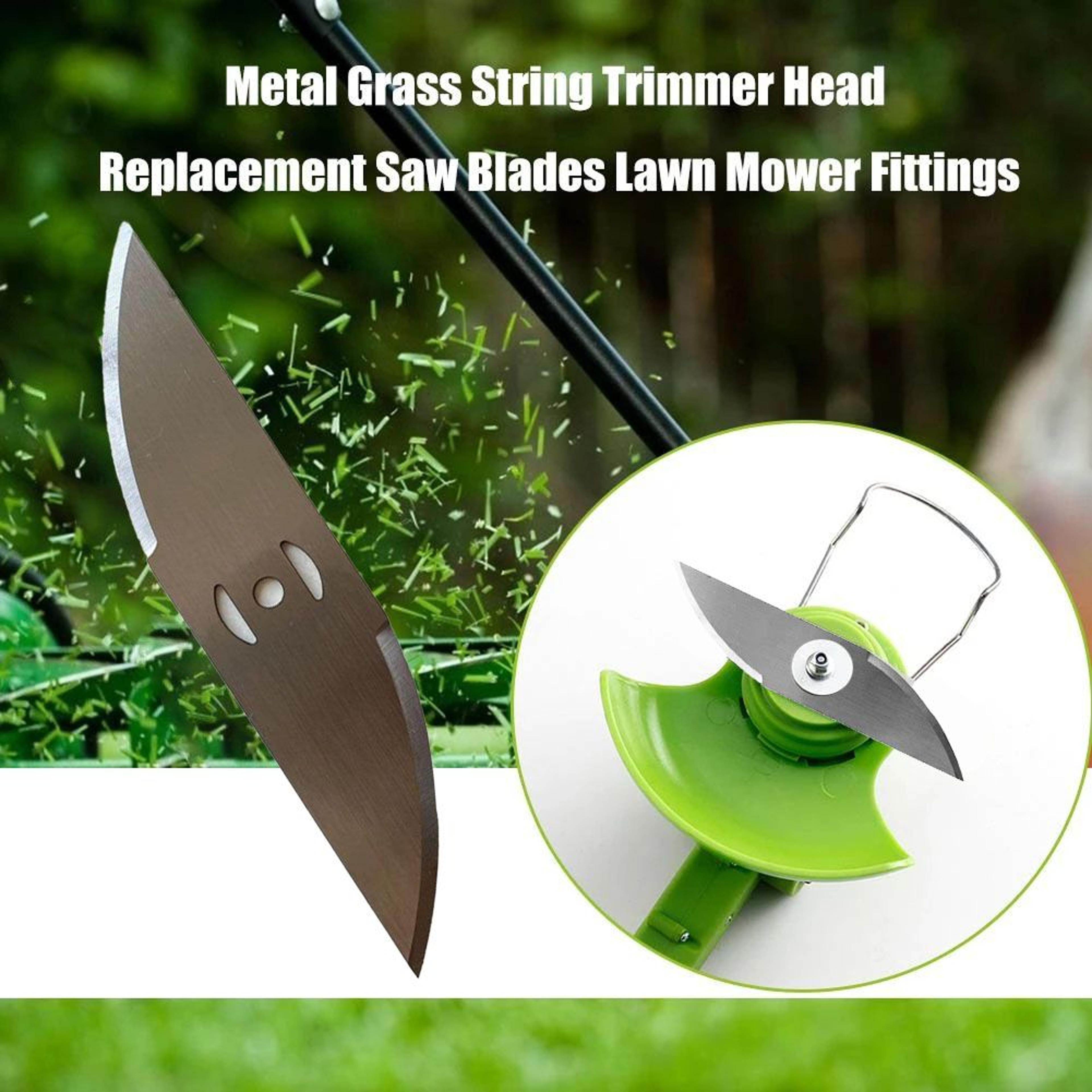 6 inch metal grass trimmer blade for powerful lawn cutting