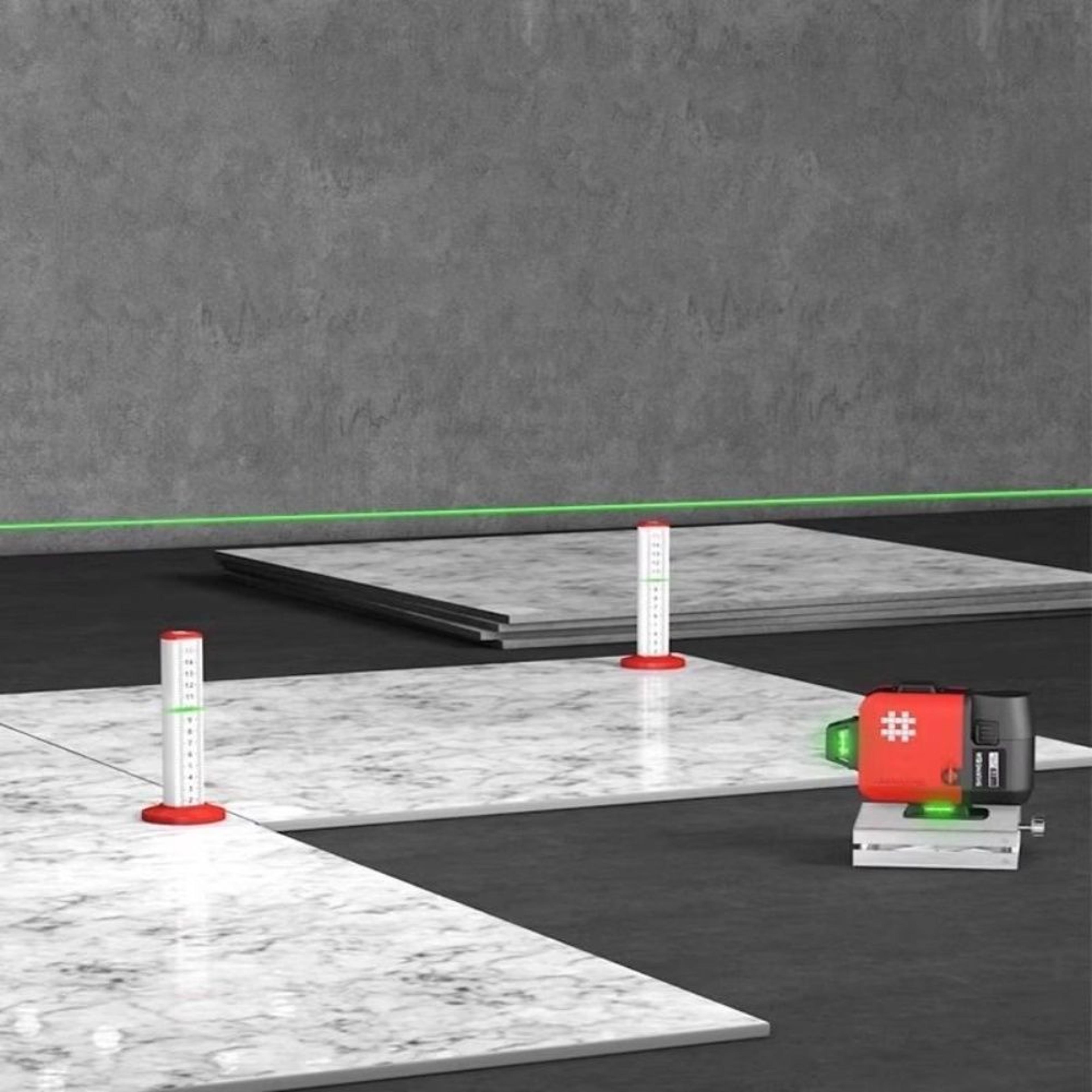 2pcs magnetic ceiling leveling ruler for equal height tile and light steel keel alignment tool