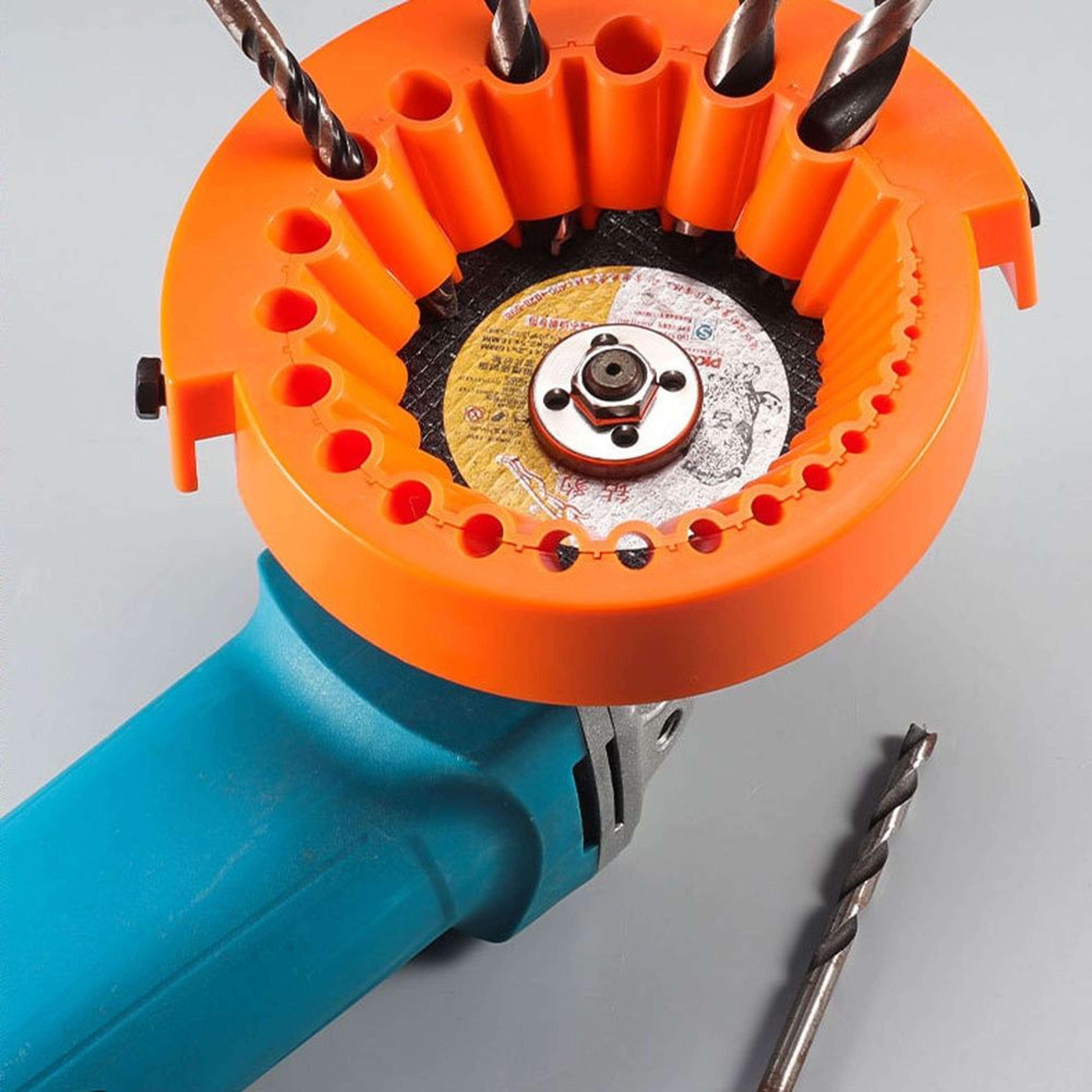 multifunctional drill bit grinding sharpener tool for angle grinder power units