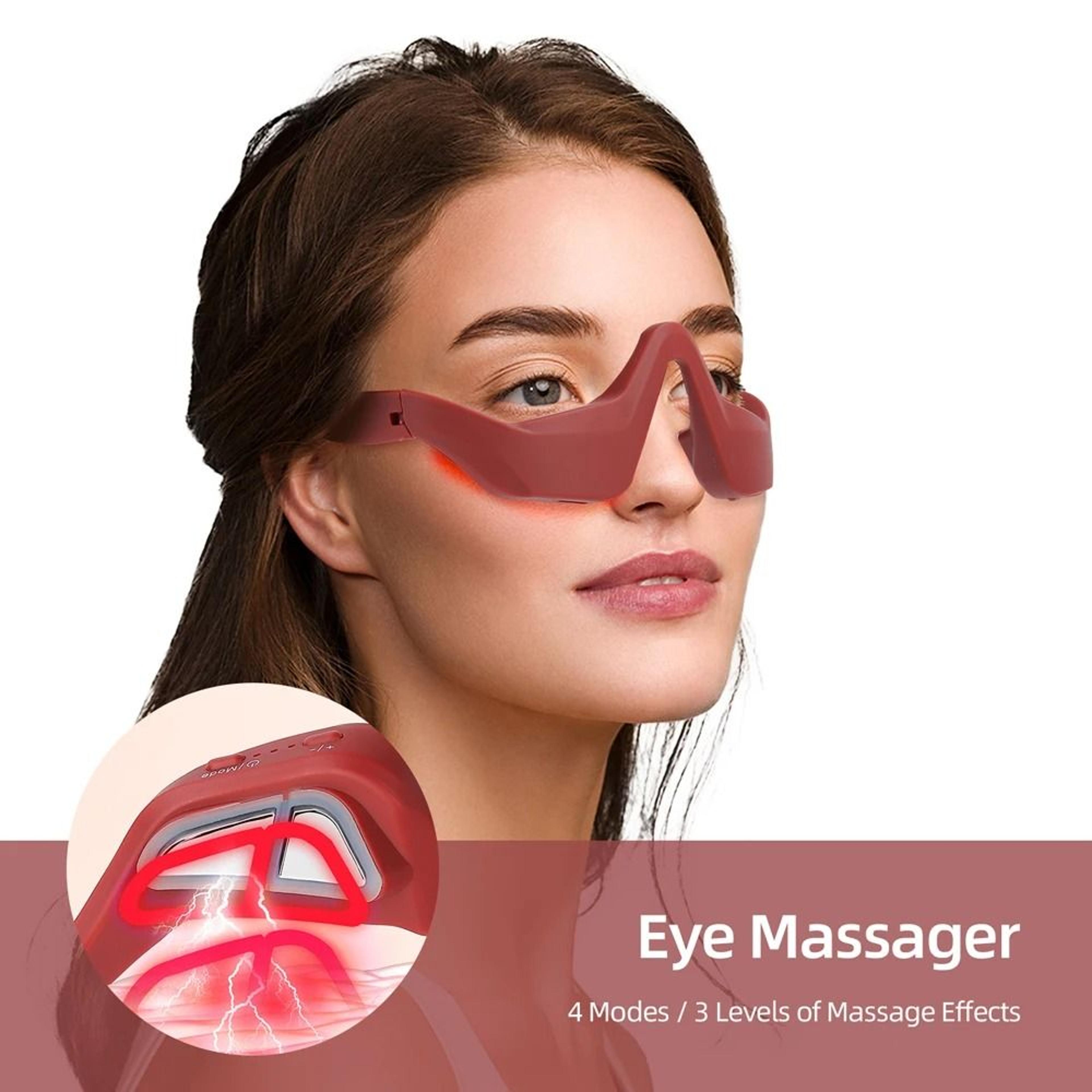 hands free under eye light therapy and rejuvenation glasses