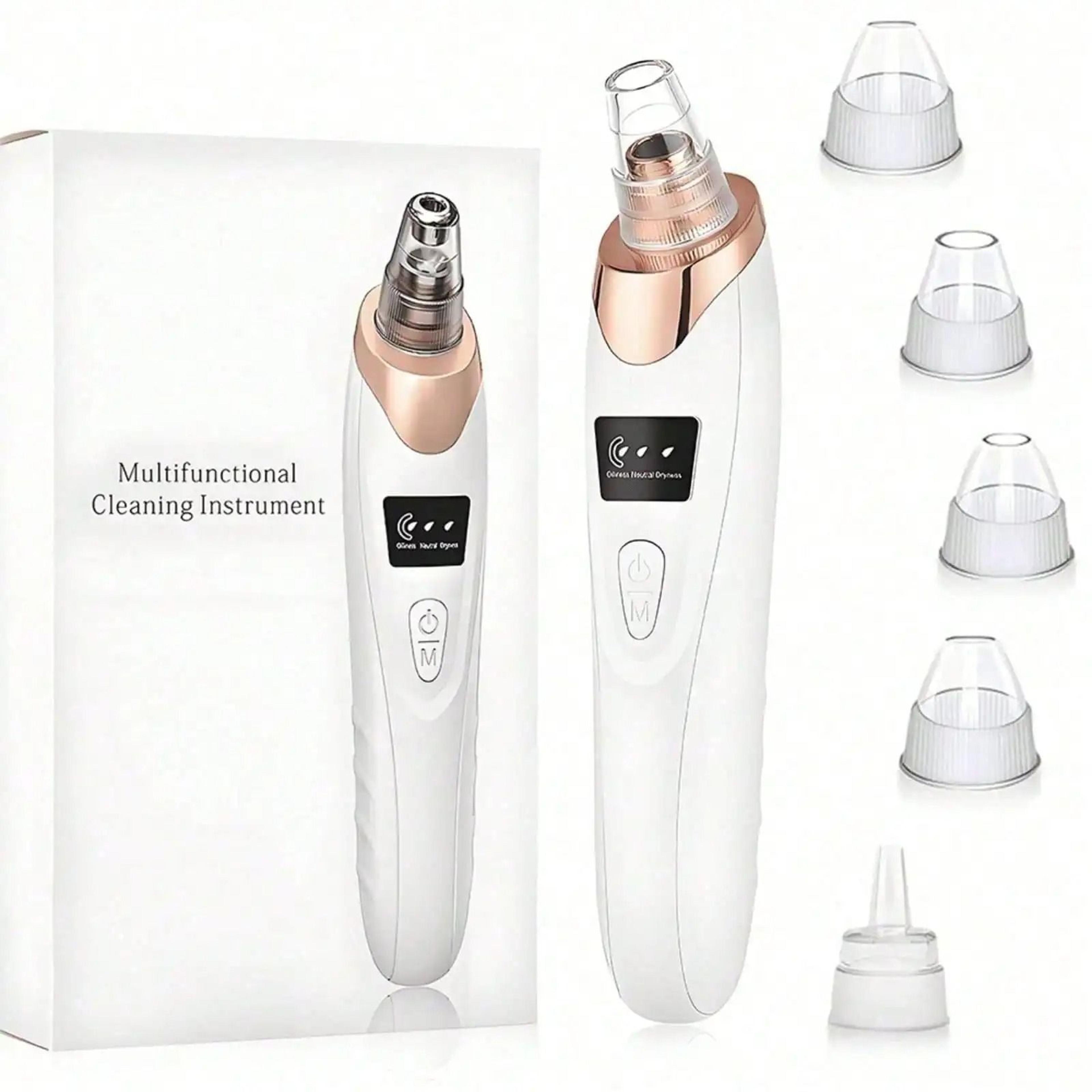 adjustable suction blackhead remover vacuum and facial pore cleaner