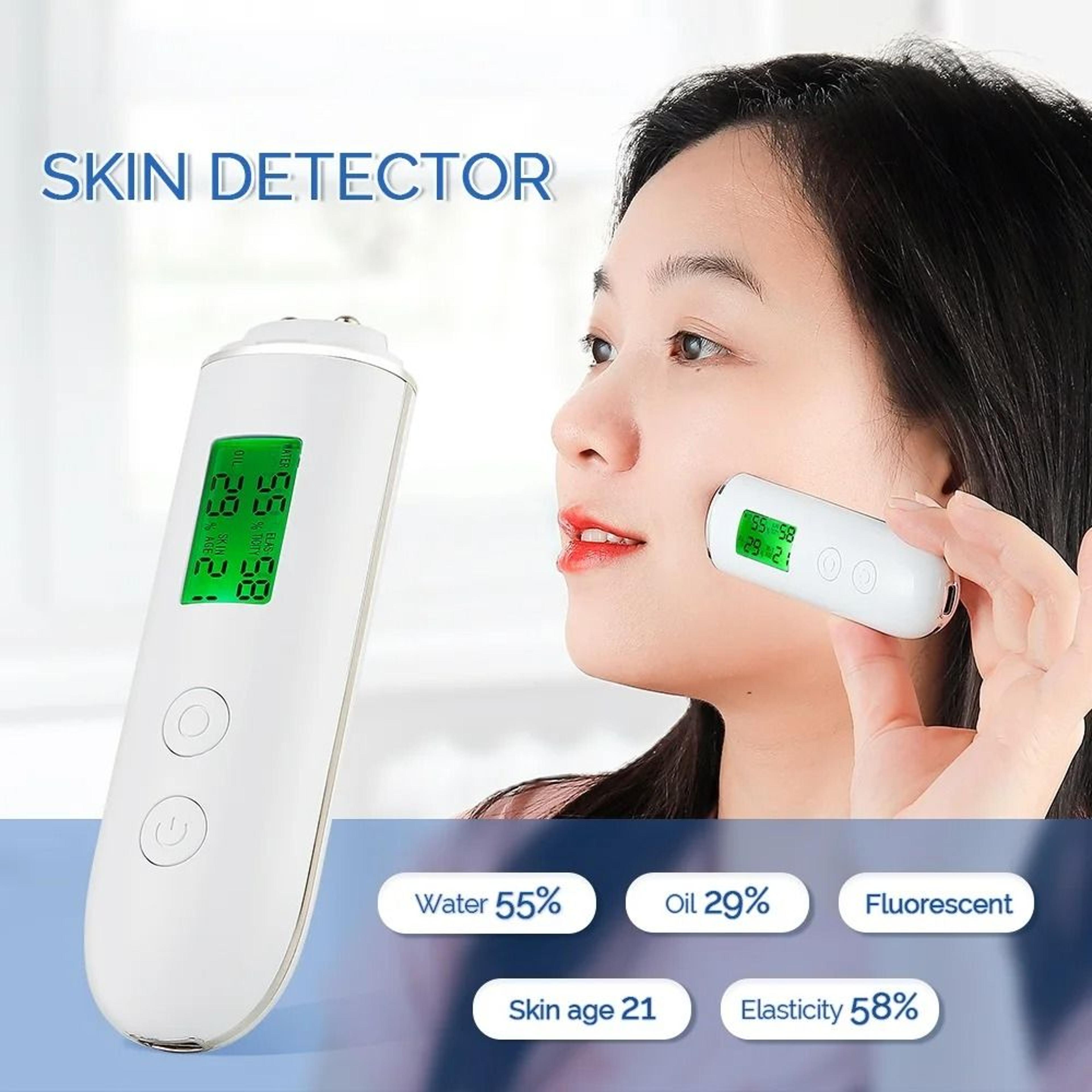 digital skin analysis meter and fluorescent detection device