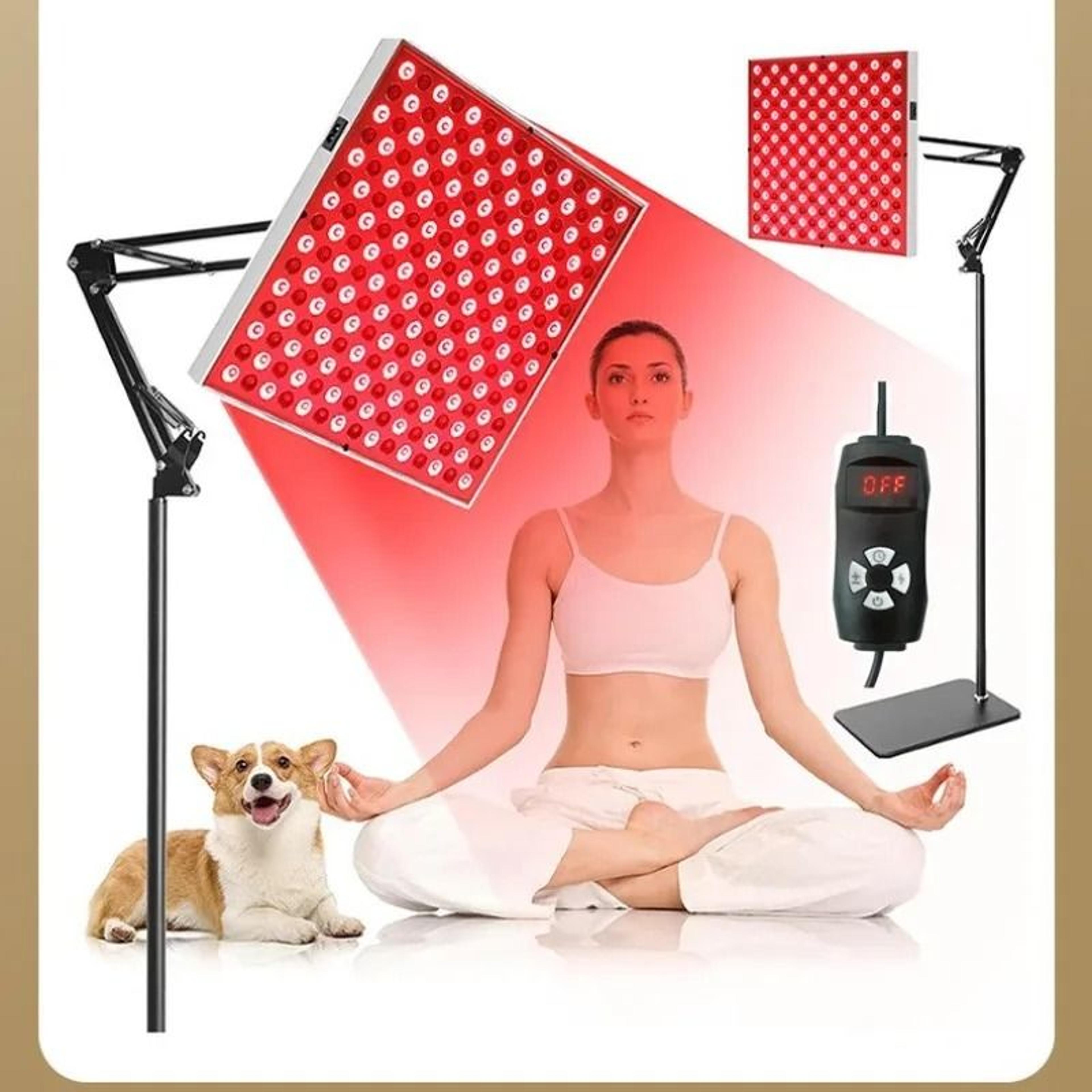 multi wavelength red light therapy panel and targeted body recovery lamp