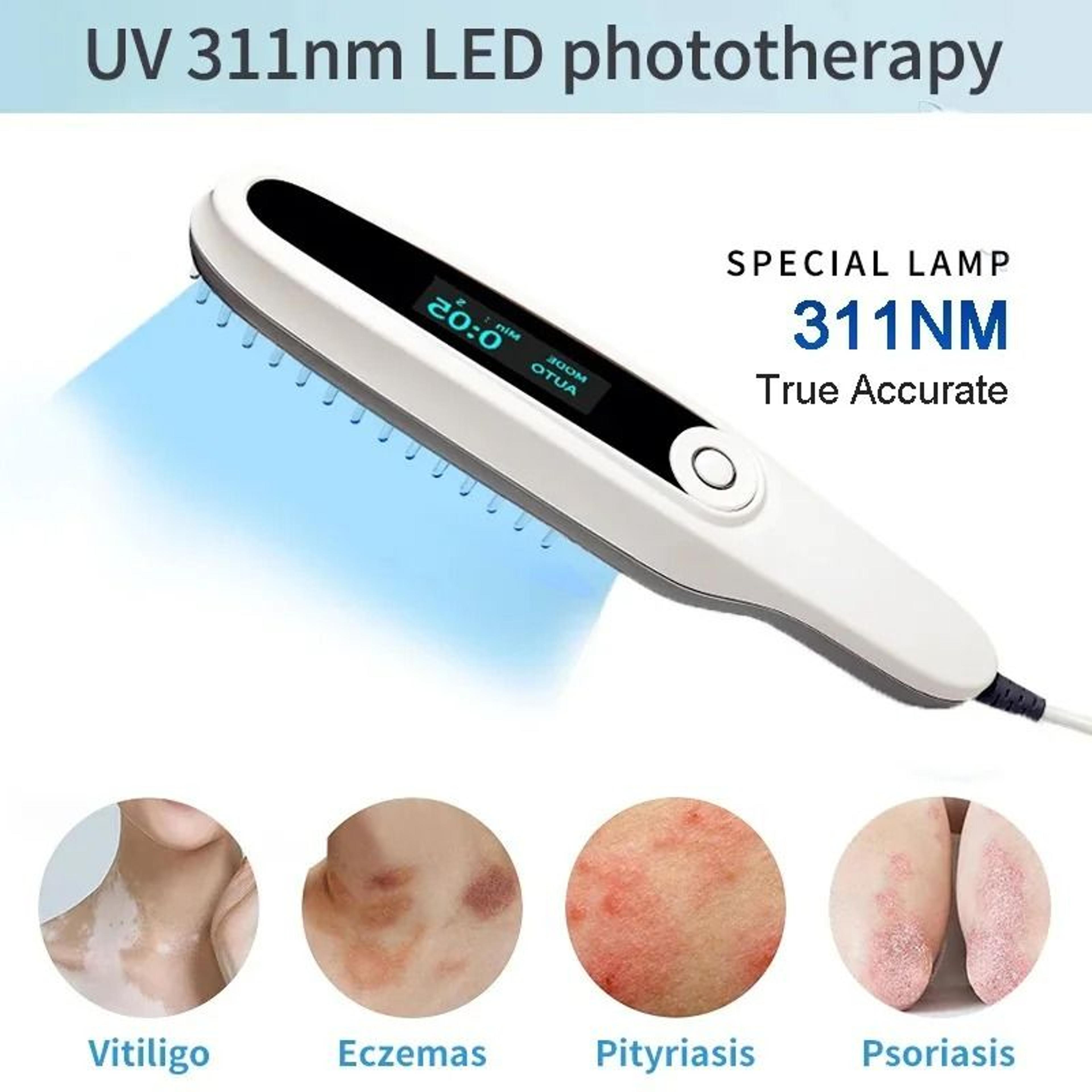 narrowband uvb phototherapy instrument and target spectrum clearance lamp