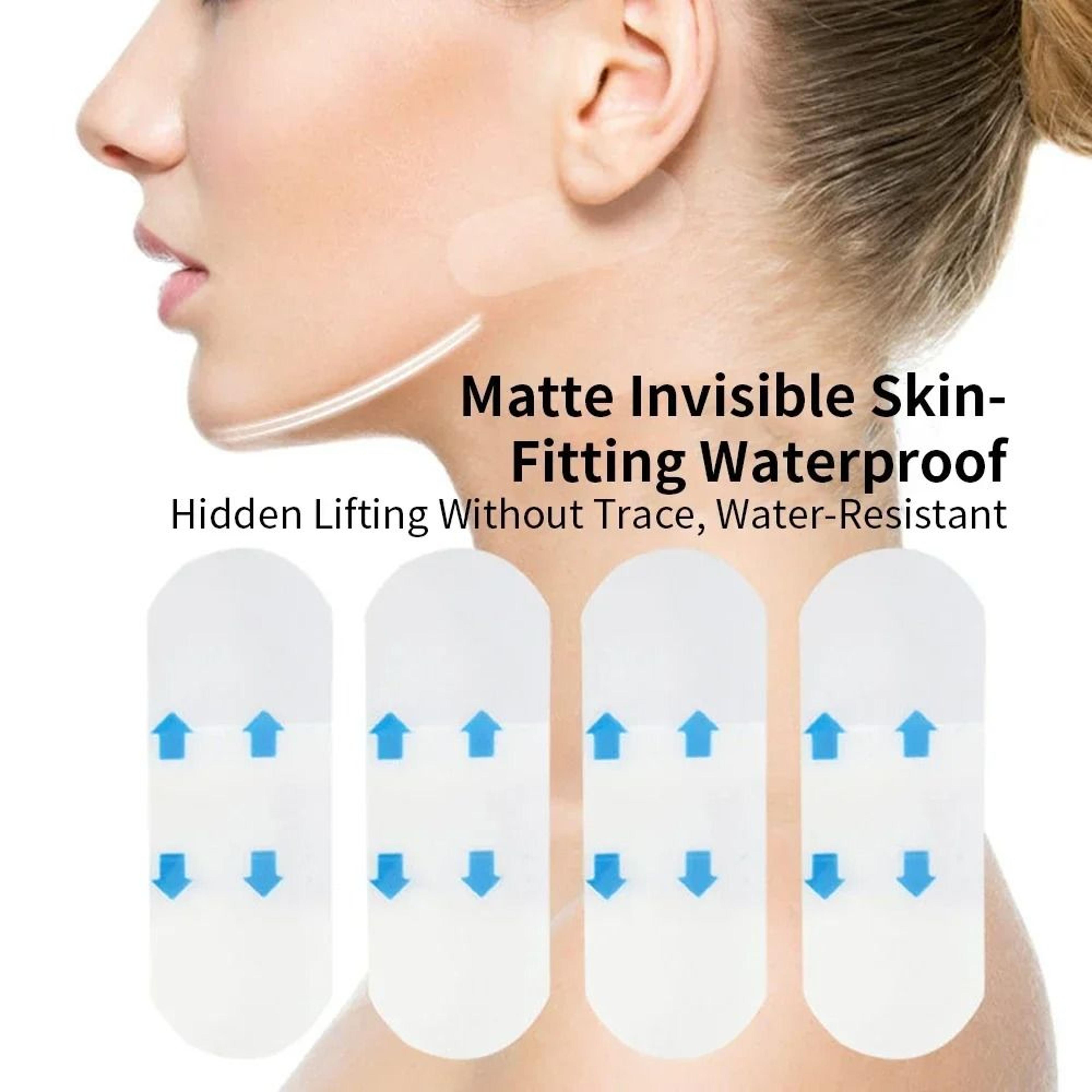 invisible v line face lifting adhesive strips and instant jawline contouring patches