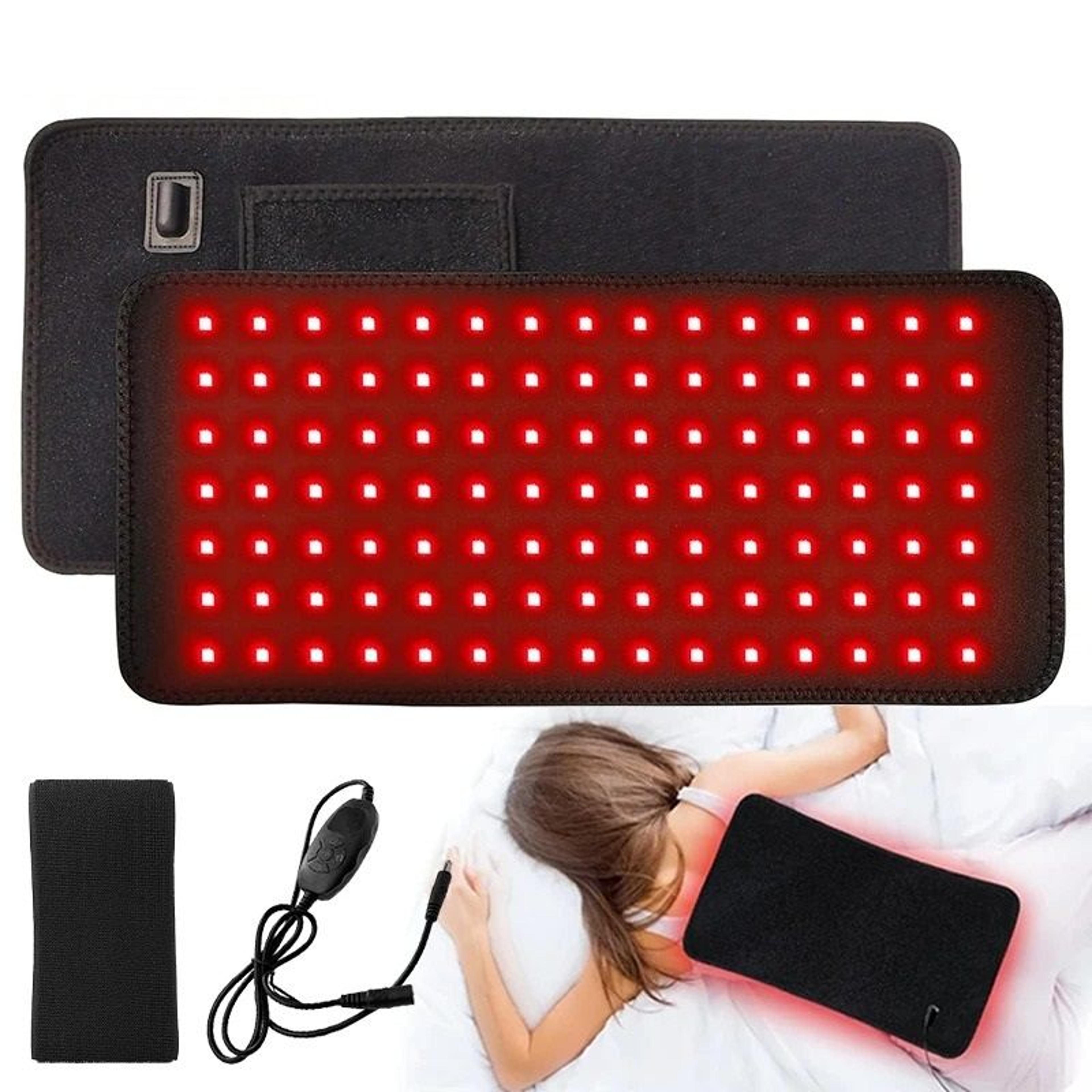 flexible full body infrared light therapy pad and targeted red light relief belt