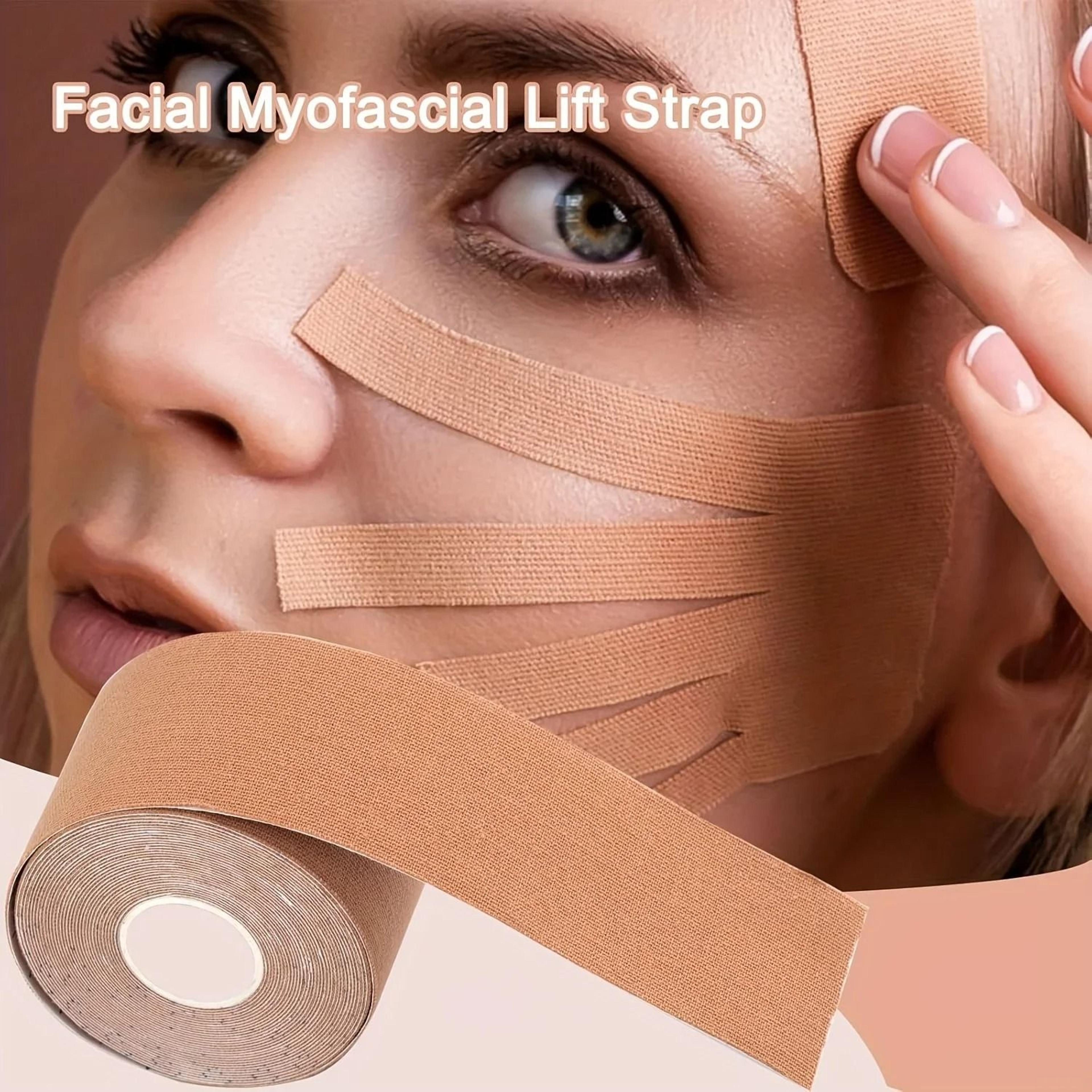 high elasticity face and neck wrinkle removal tape and multipurpose myofascial lift sticker