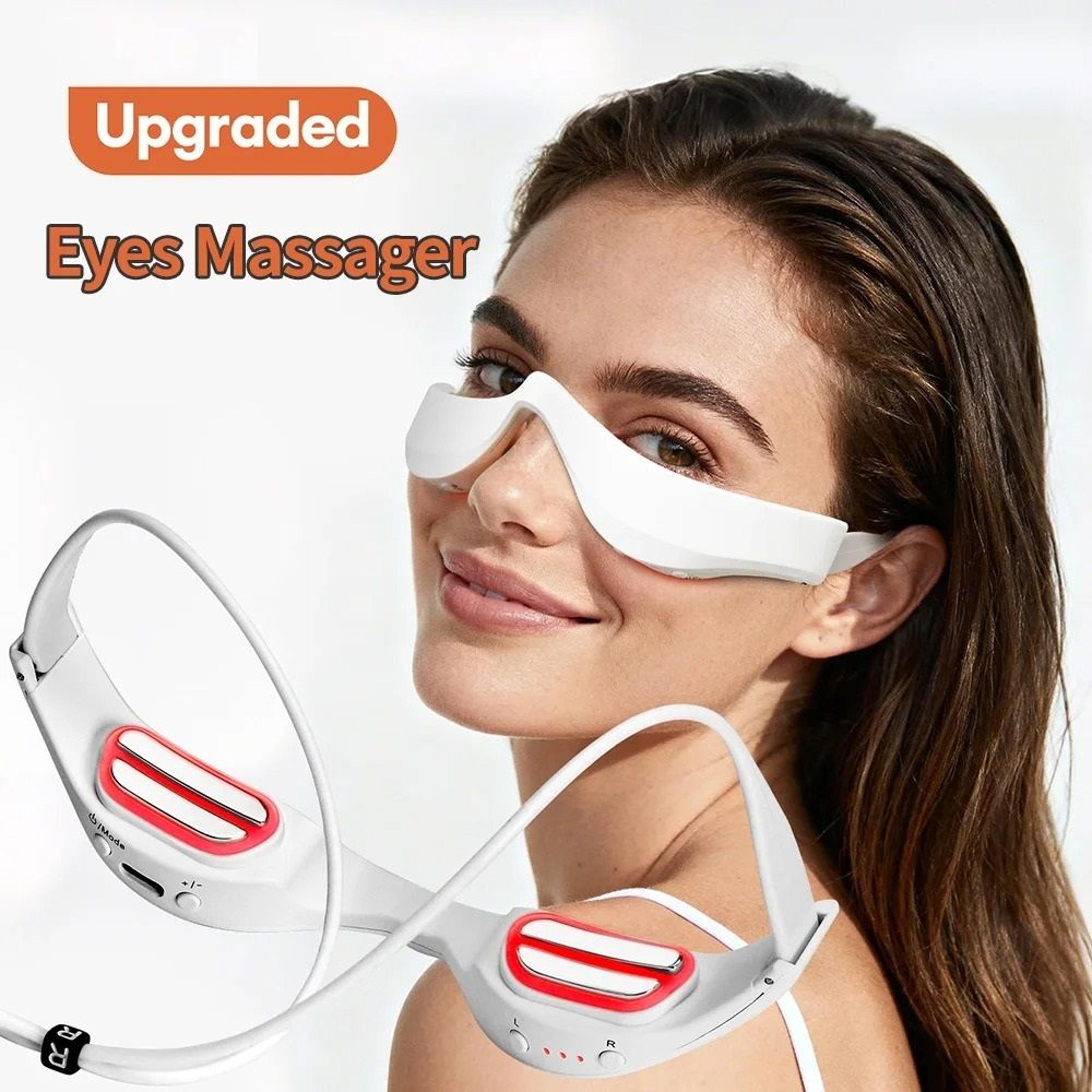 adaptive orbital rejuvenation shield and 3d microcurrent photon eye wellness system