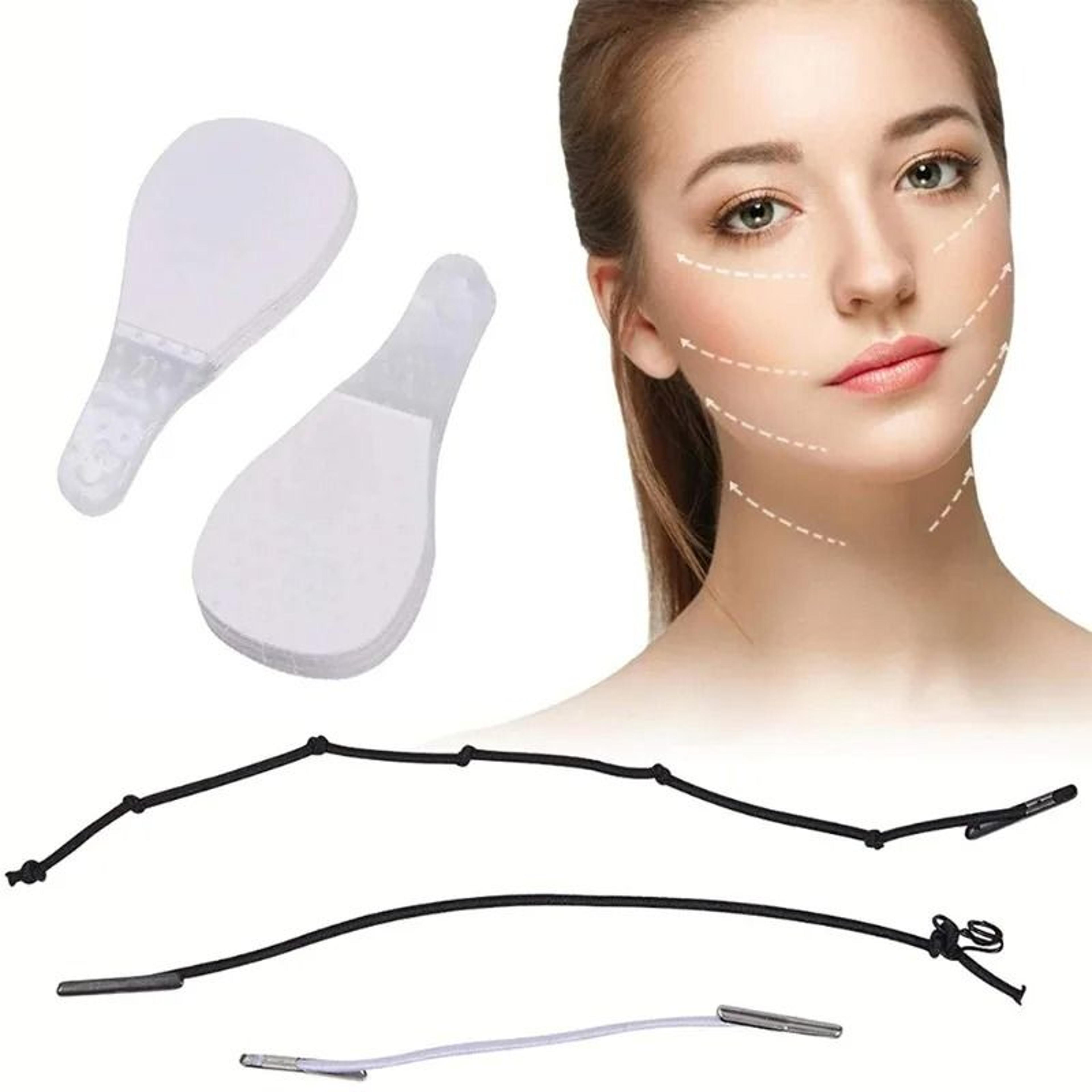 instant invisible v shape face lift tape and blemish defense patch set