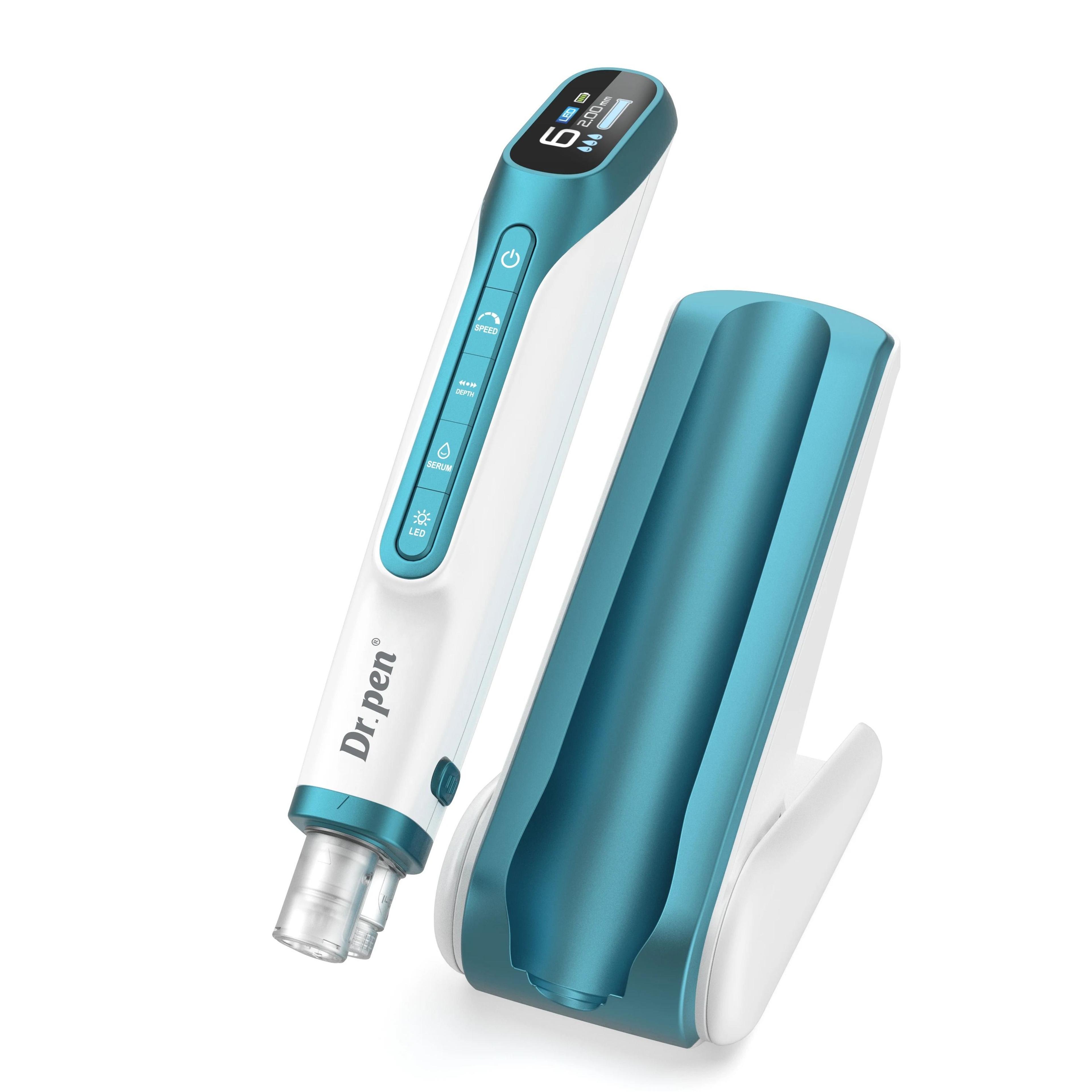 hydra pen h6 advanced serum infusion microneedling and led phototherapy system