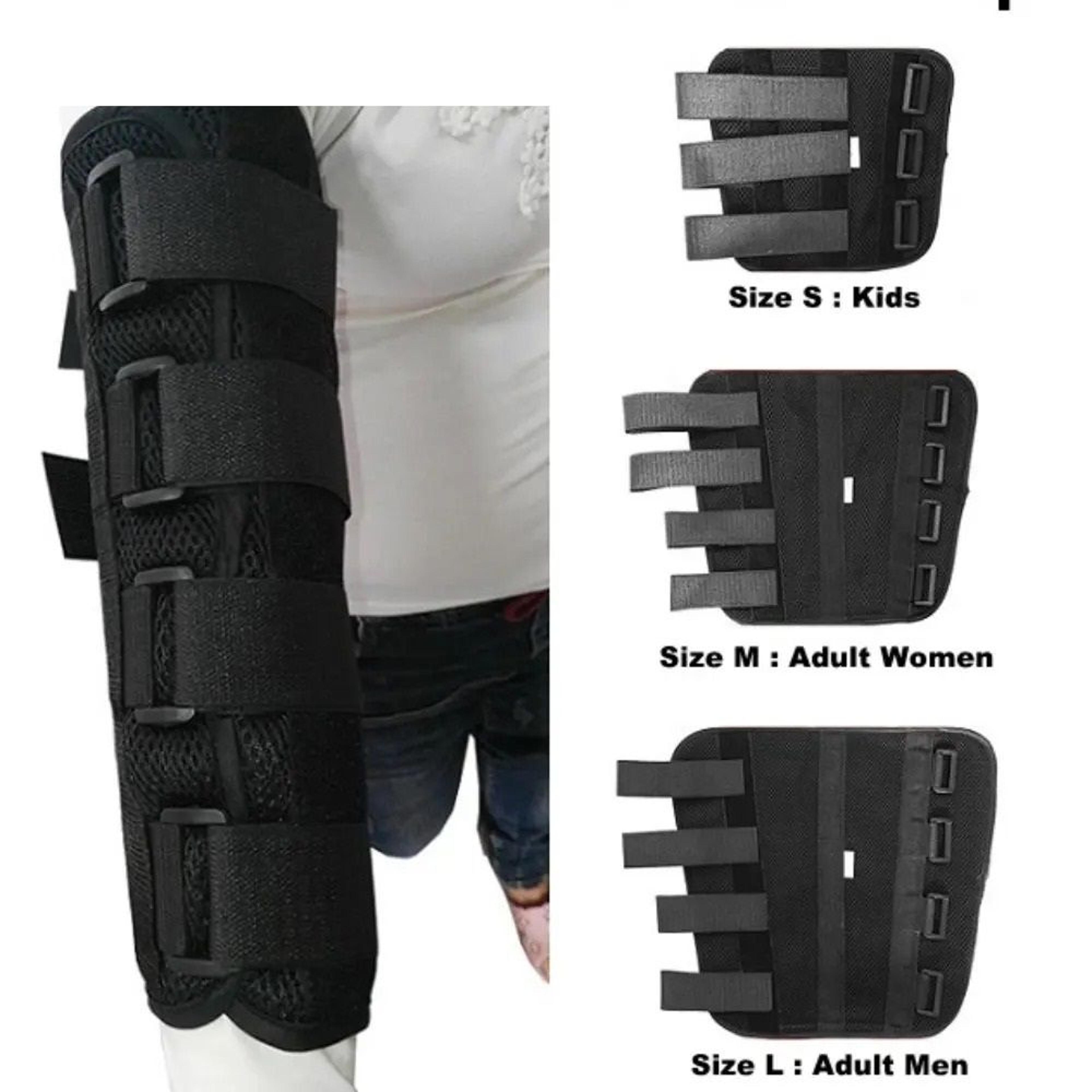 adjustable nighttime elbow brace splint and cubital tunnel immobilizer
