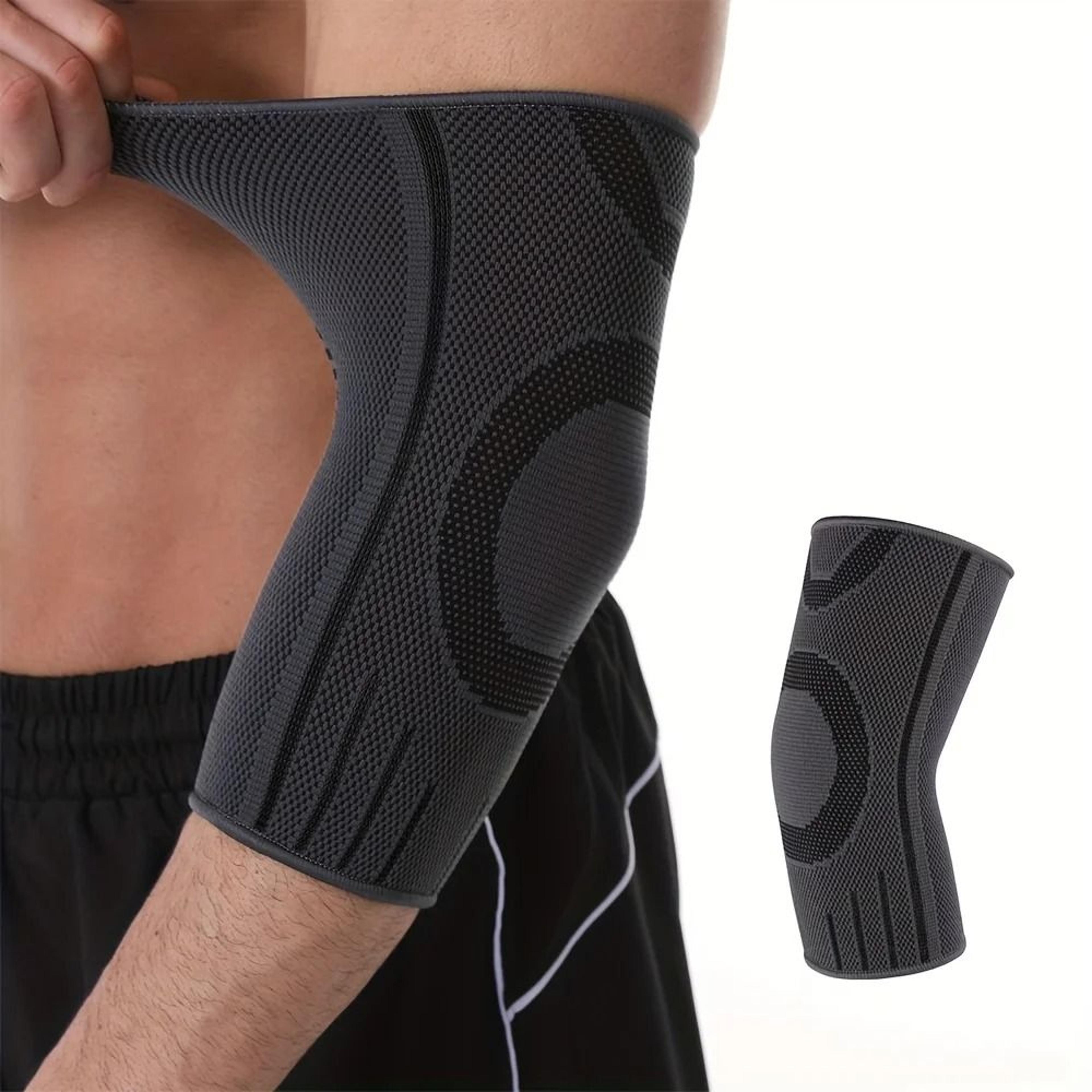 adjustable pressurized elbow support and joint compression sleeve