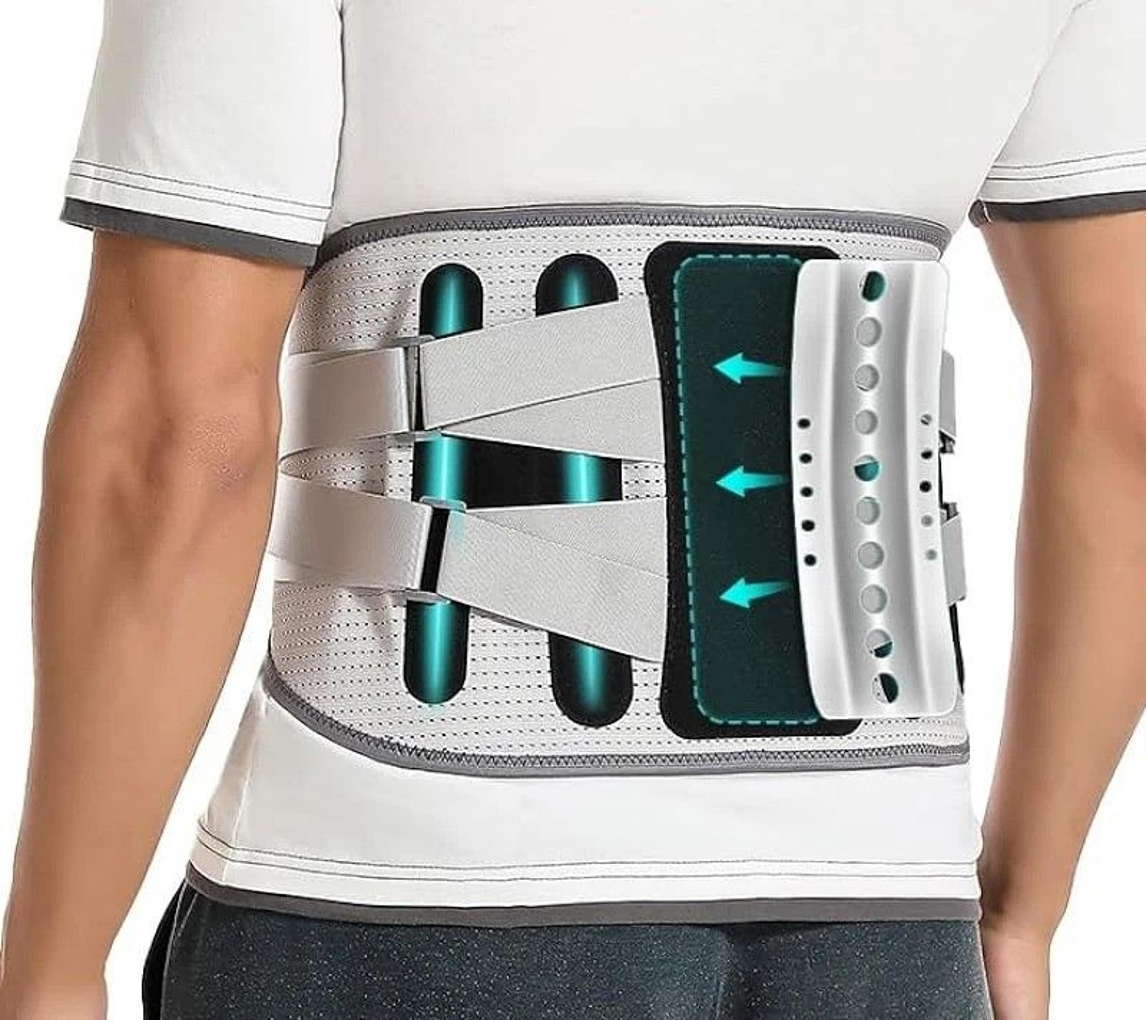 orthopedic lumbar decompression support belt and spine aligning corset