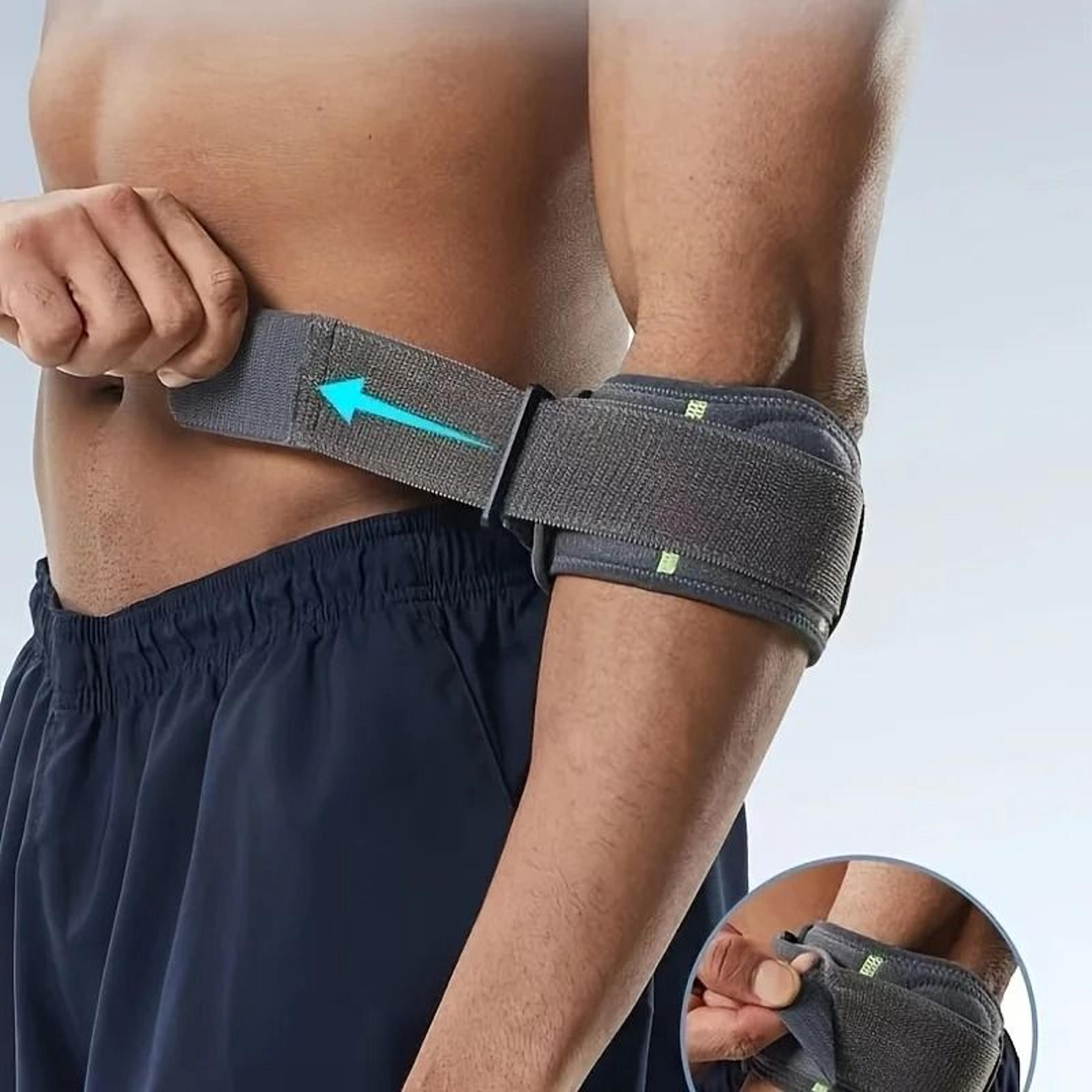adjustable tennis and golfer's elbow support strap