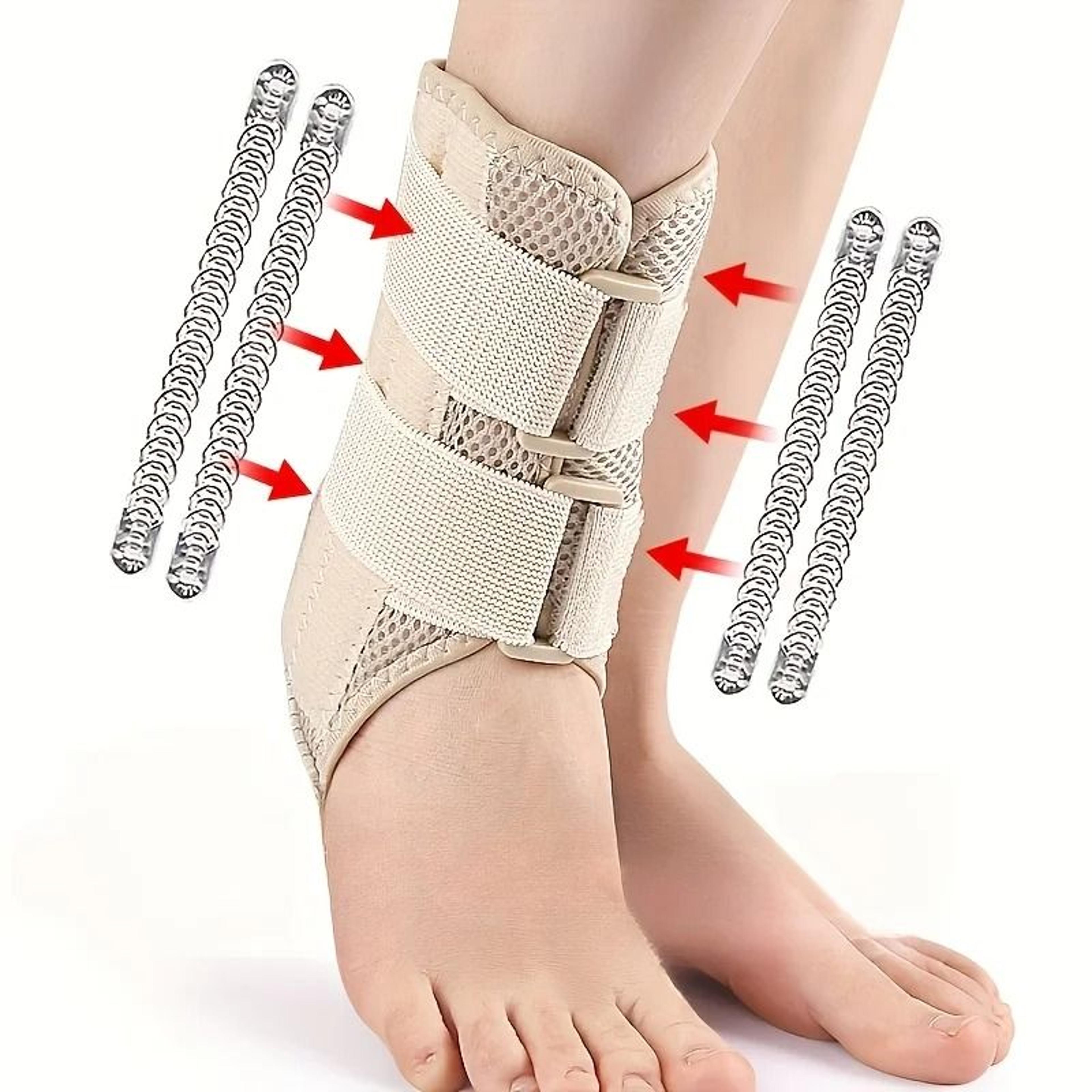 premium dual-spring ankle support sleeve with adjustable compression straps
