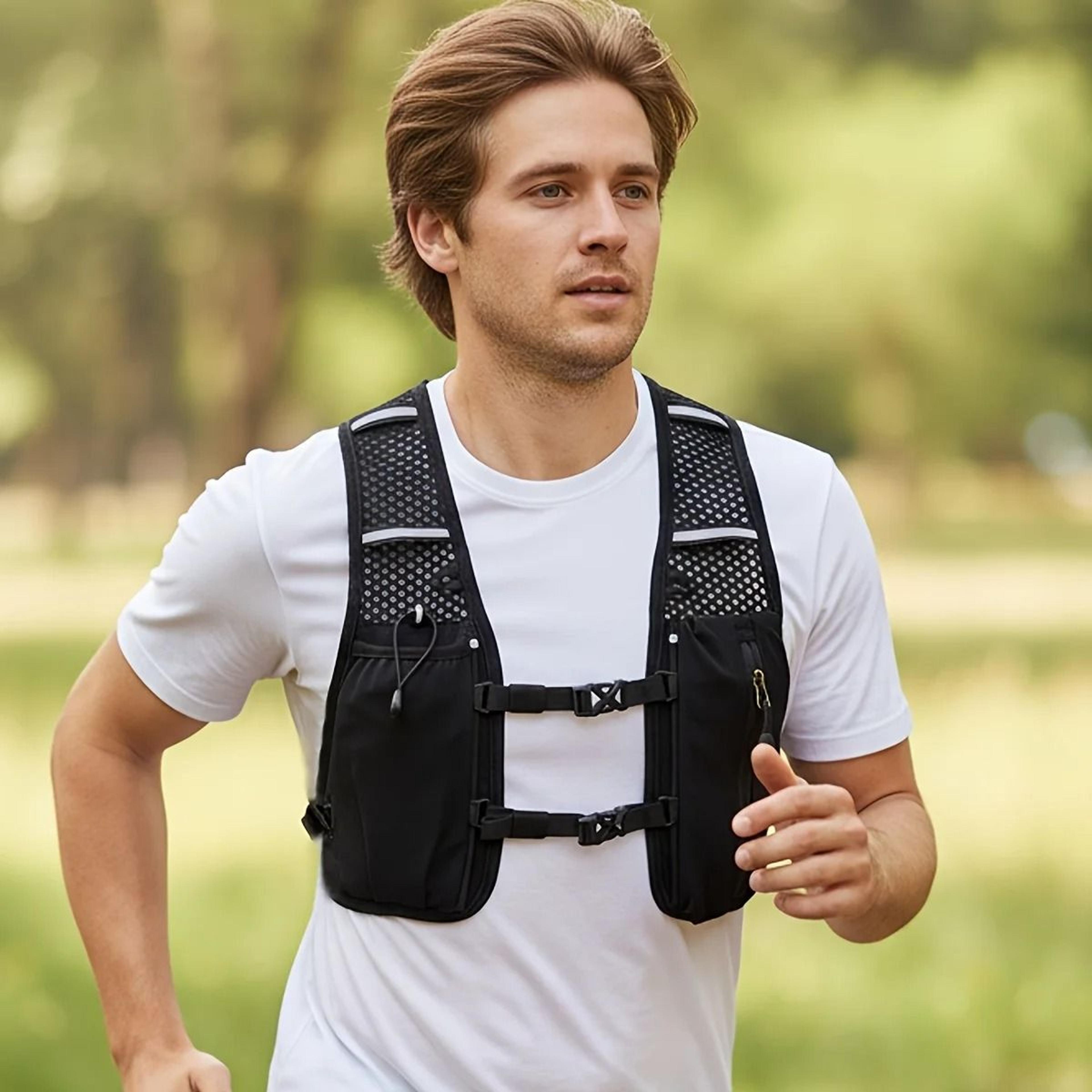 lightweight breathable running hydration vest backpack