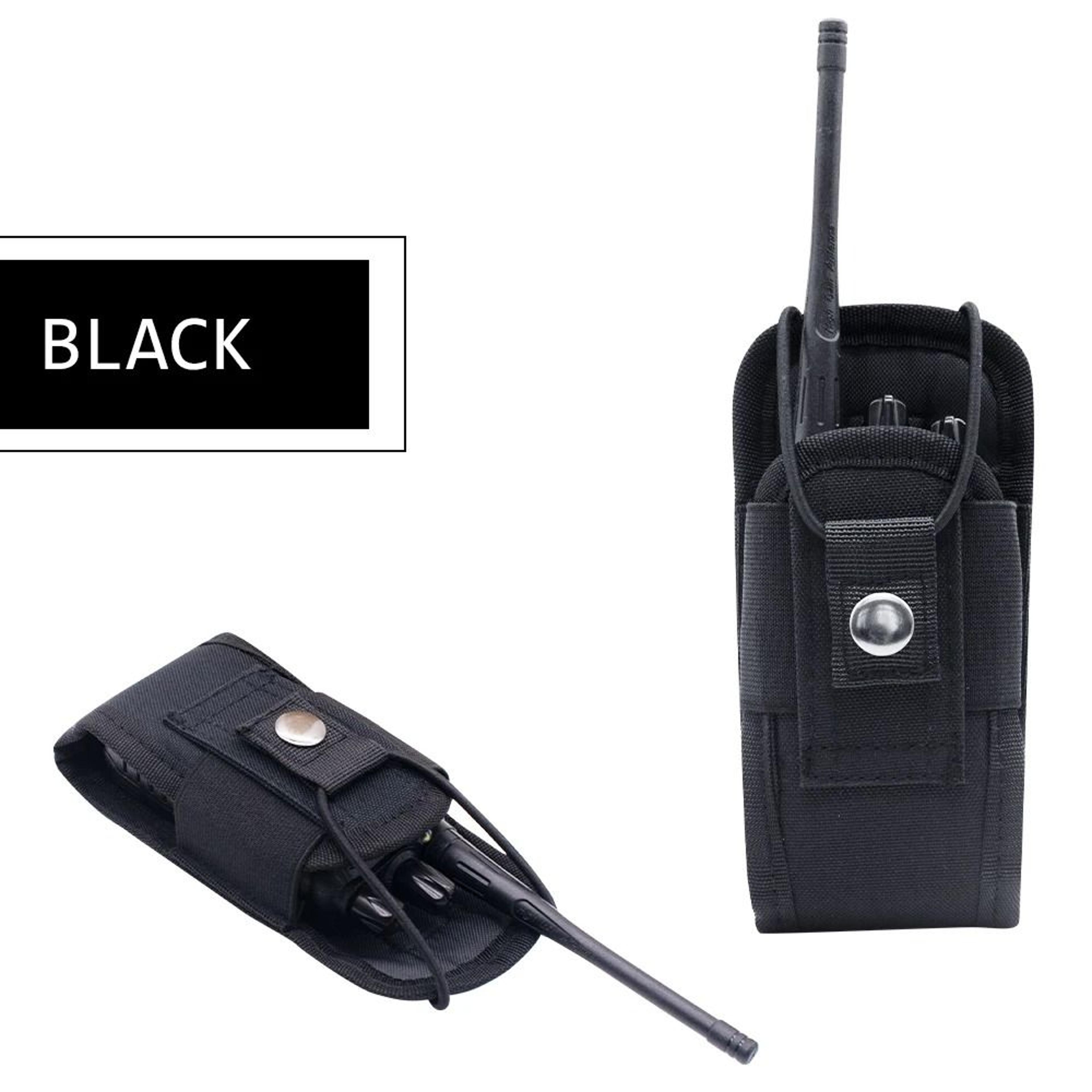 tactical walkie talkie and radio molle holster pouch