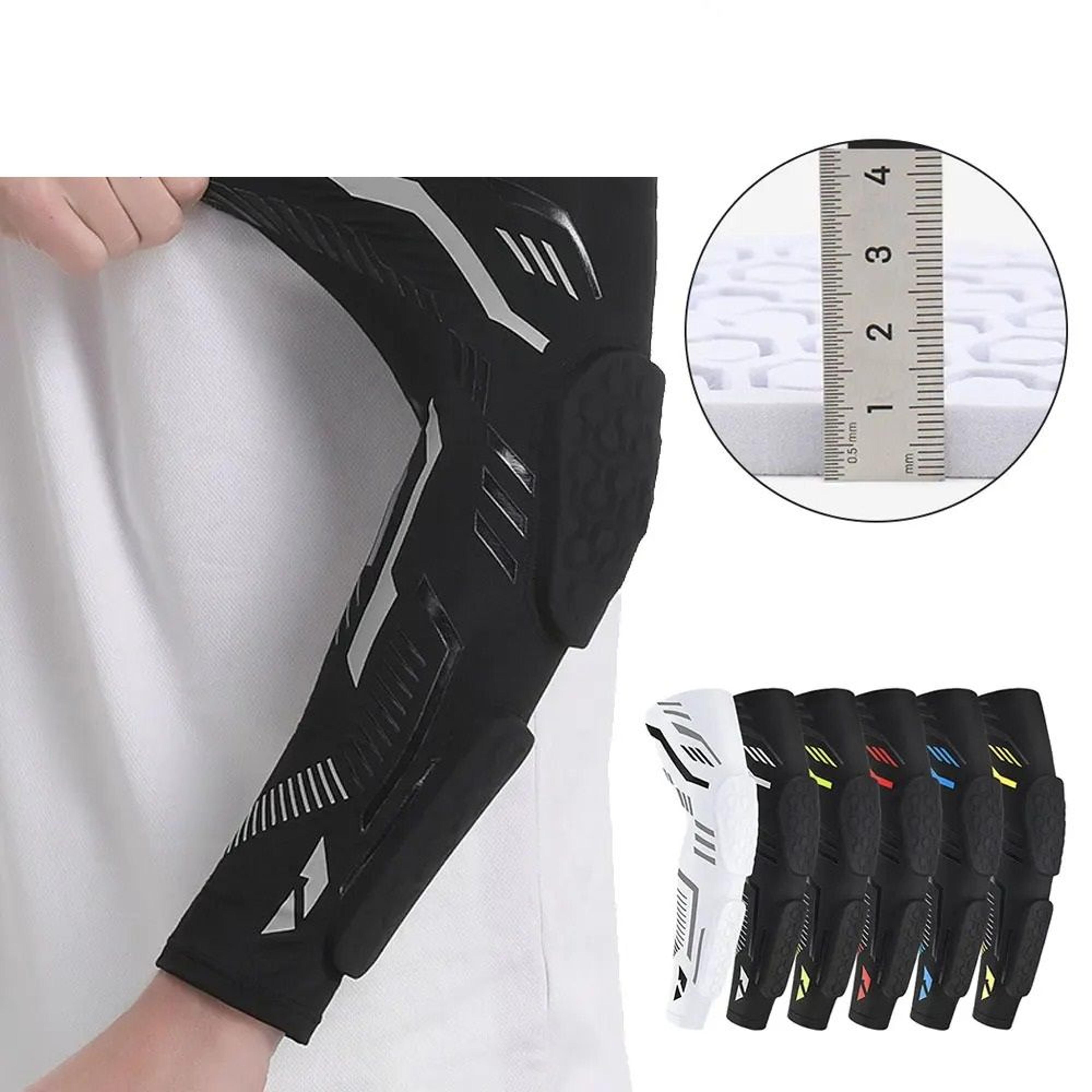 sports padded compression arm sleeve and elbow guard