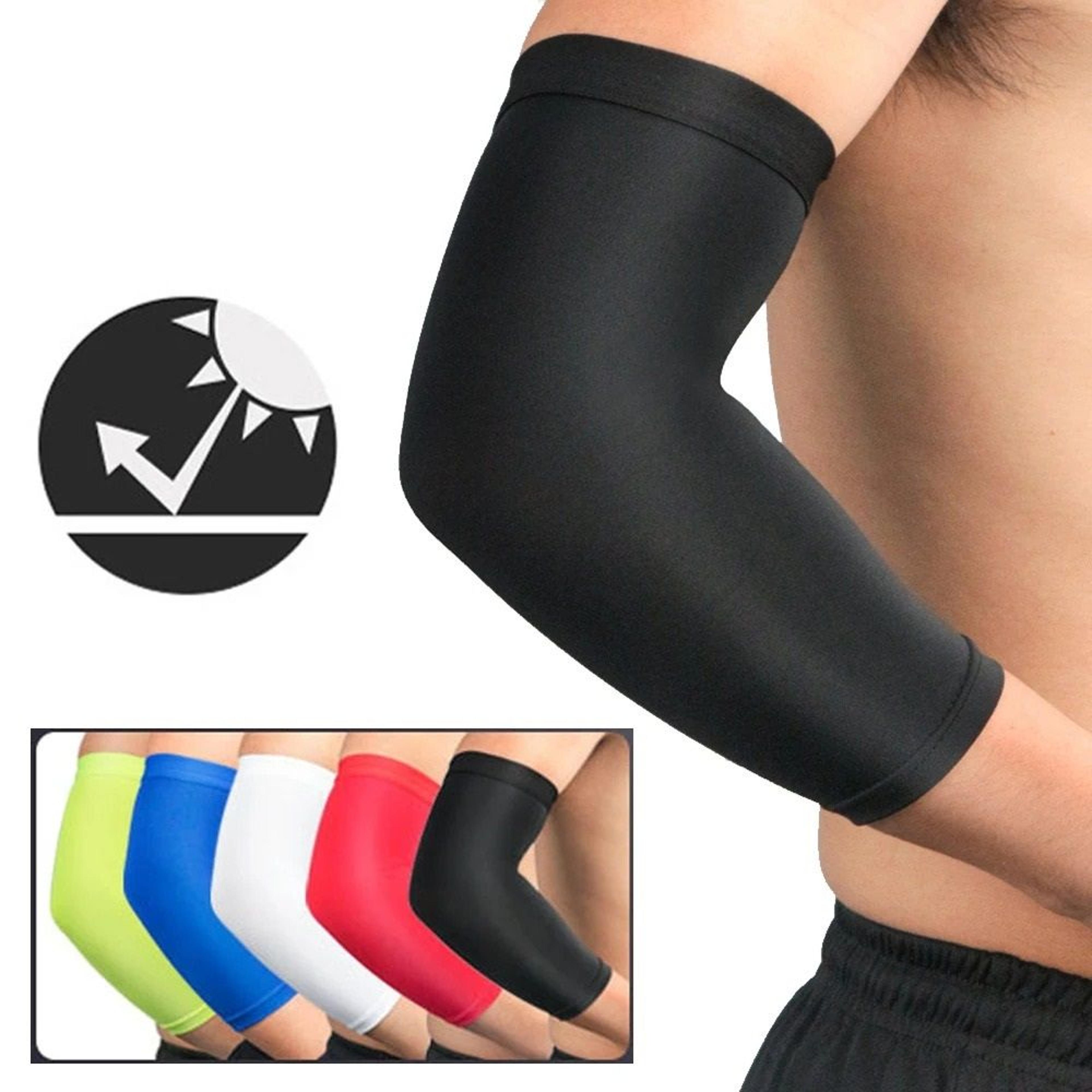 breathable sports arm support sleeve with sun uv protection