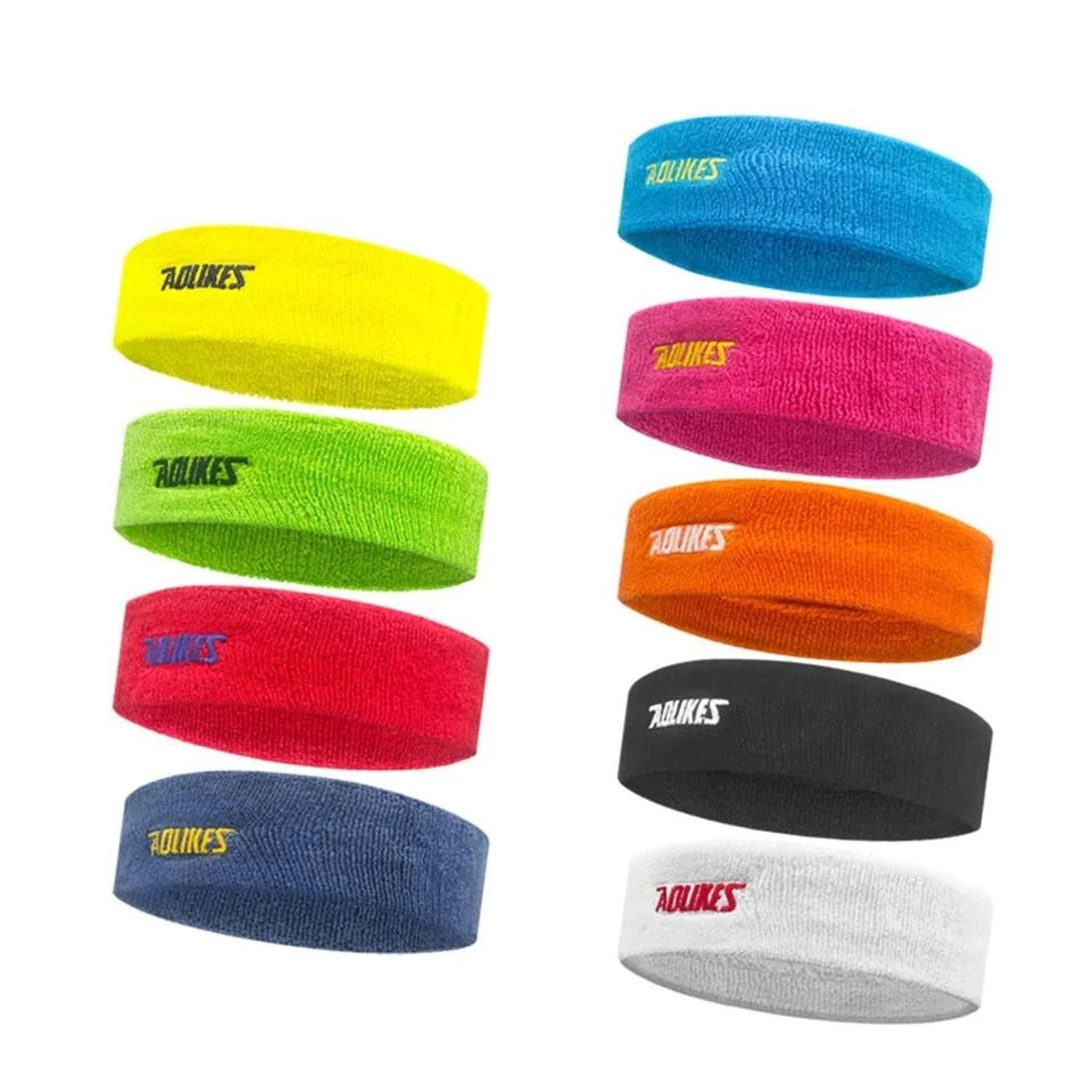 high-elasticity cotton sweat headband for fitness and athletics