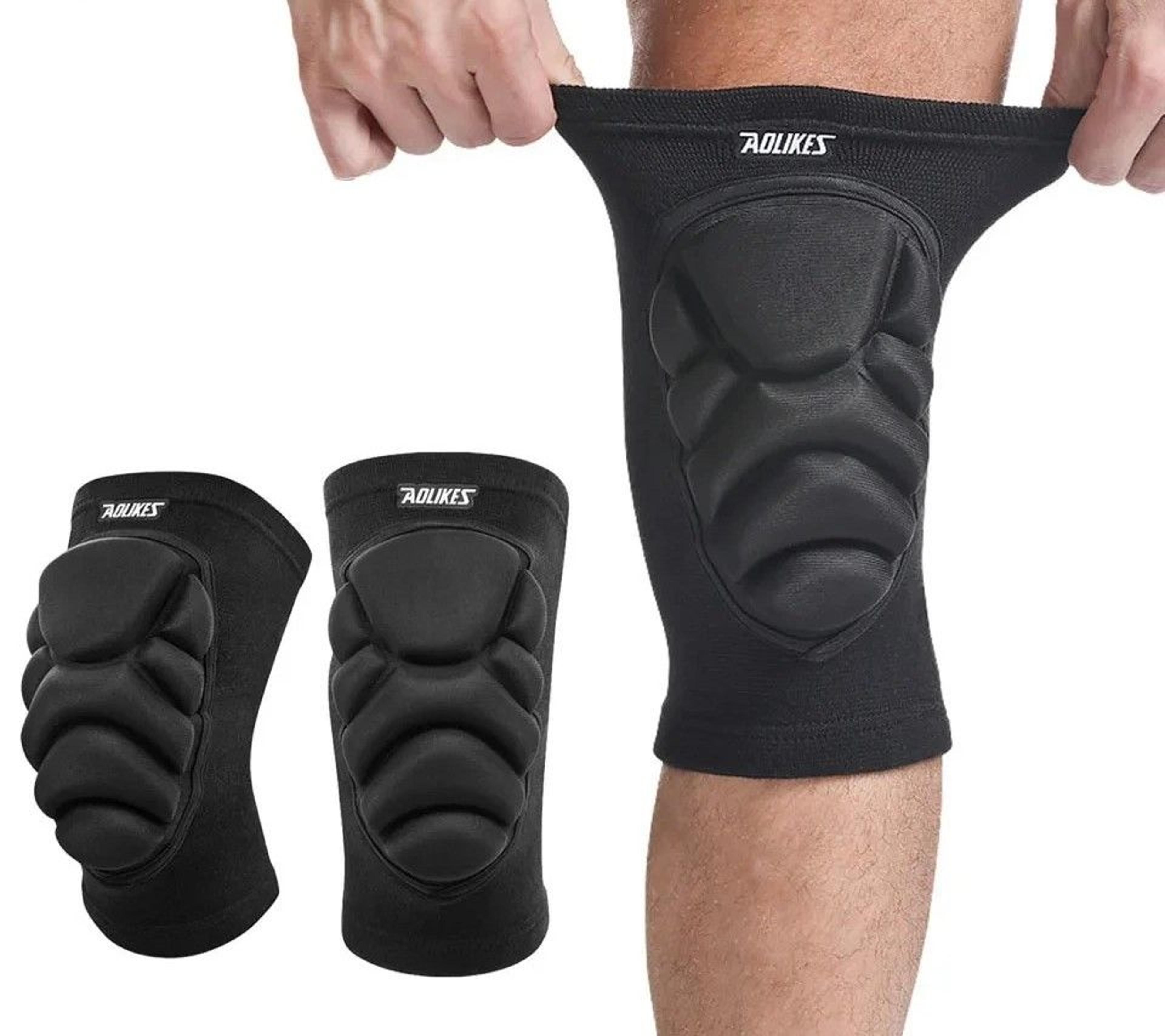 thick sponge collision-protection pads for knee and elbow support