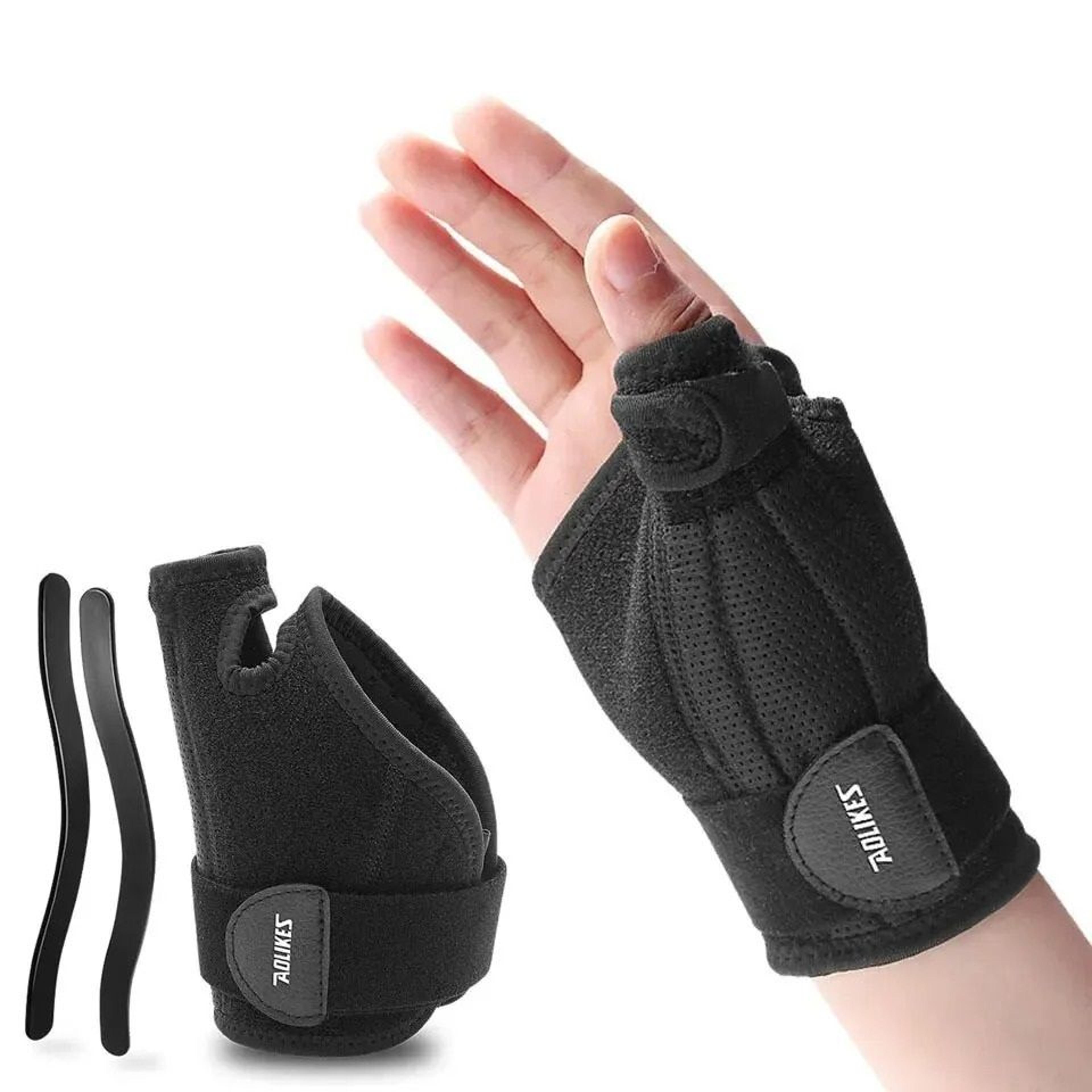 thumb stabilizer and wrist brace splint for sprains and tendonitis