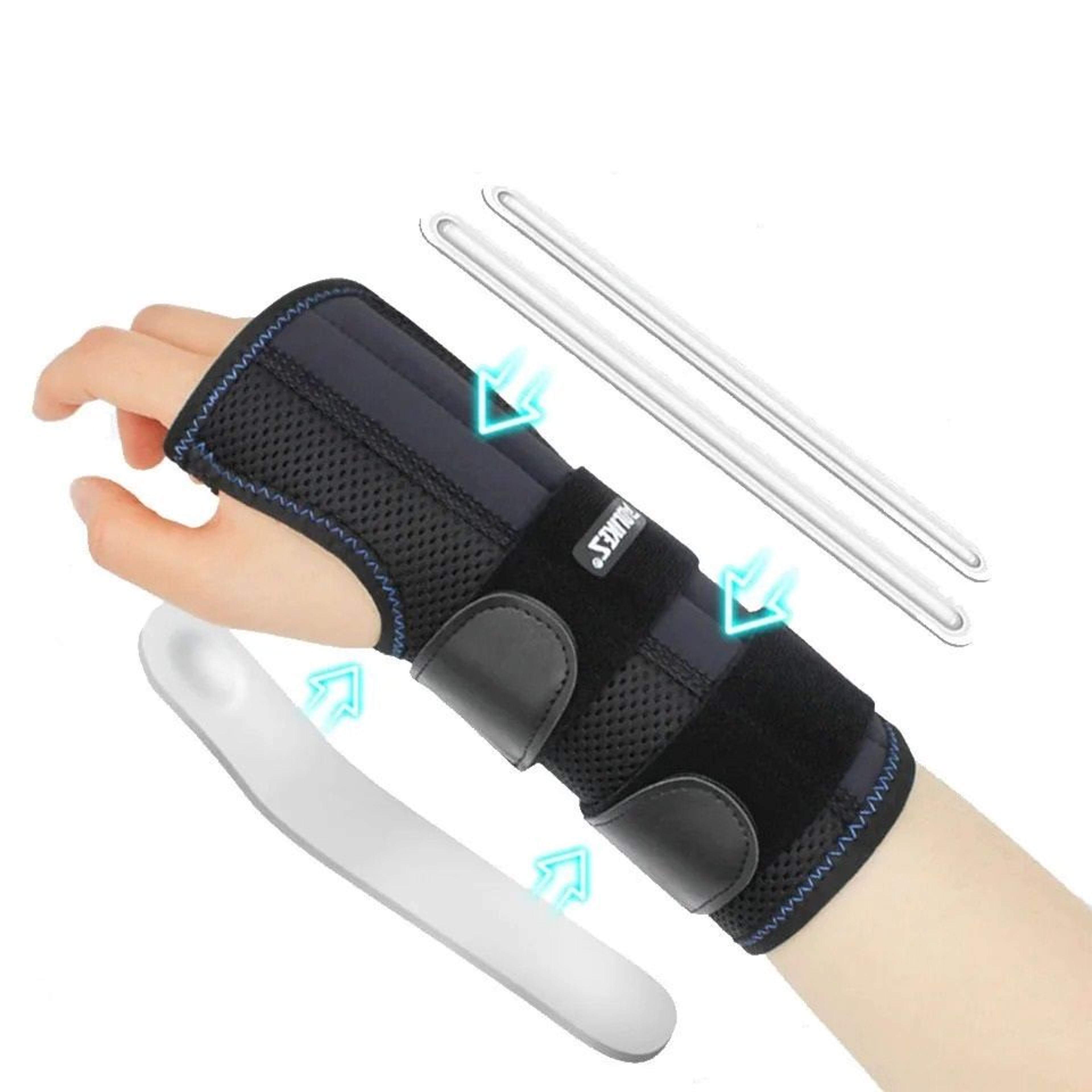 triple-stay carpal tunnel wrist support brace and night splint