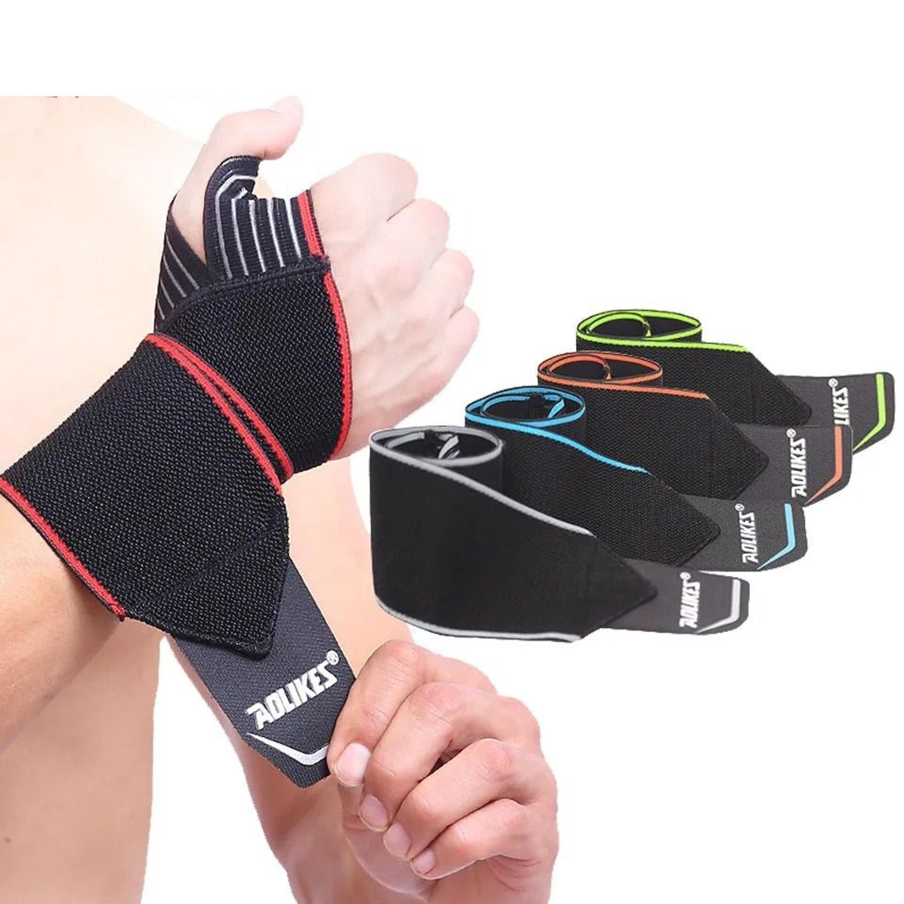 elastic bandage gym wrist support straps