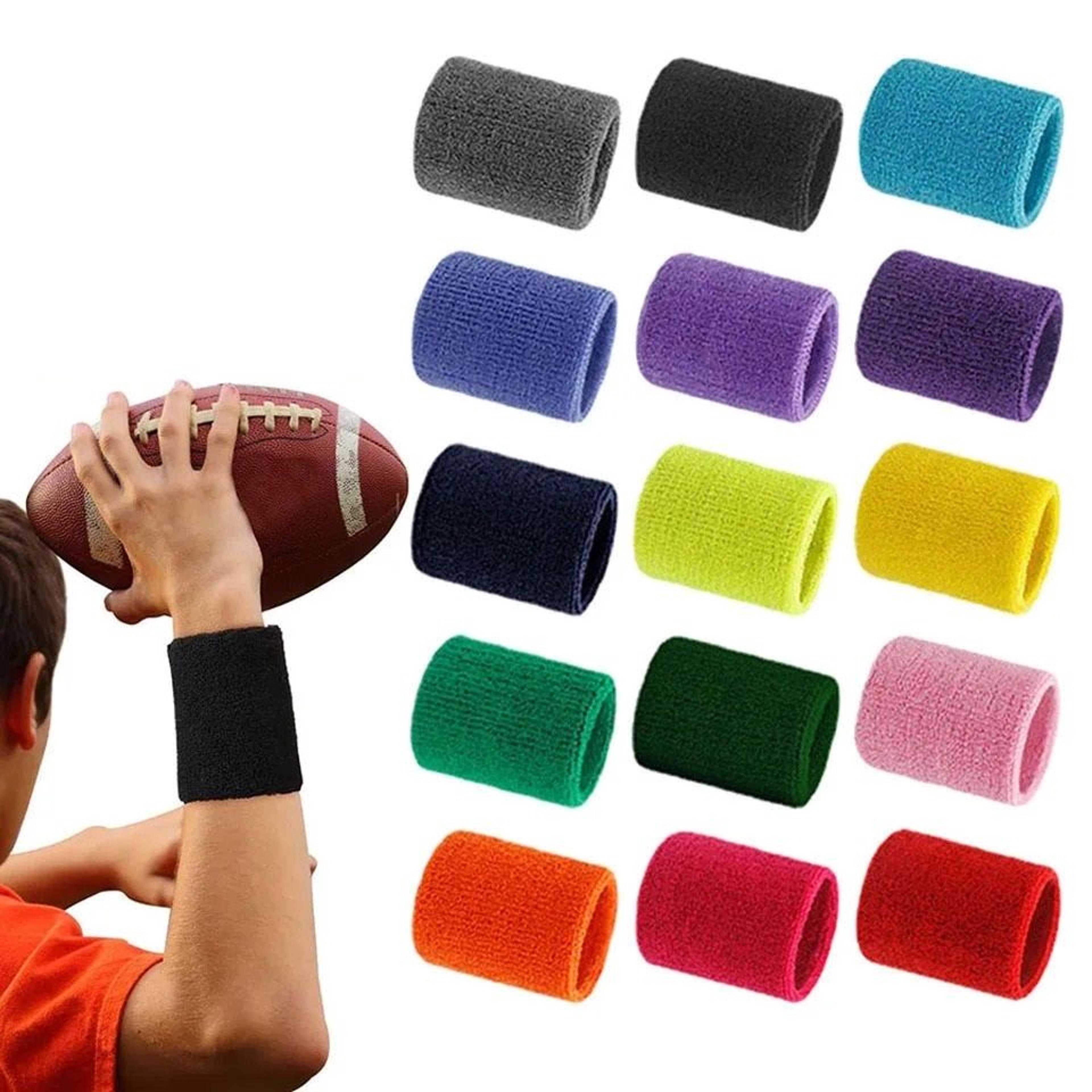 absorbent sports wrist sweatband 3.15 x 3.15 in