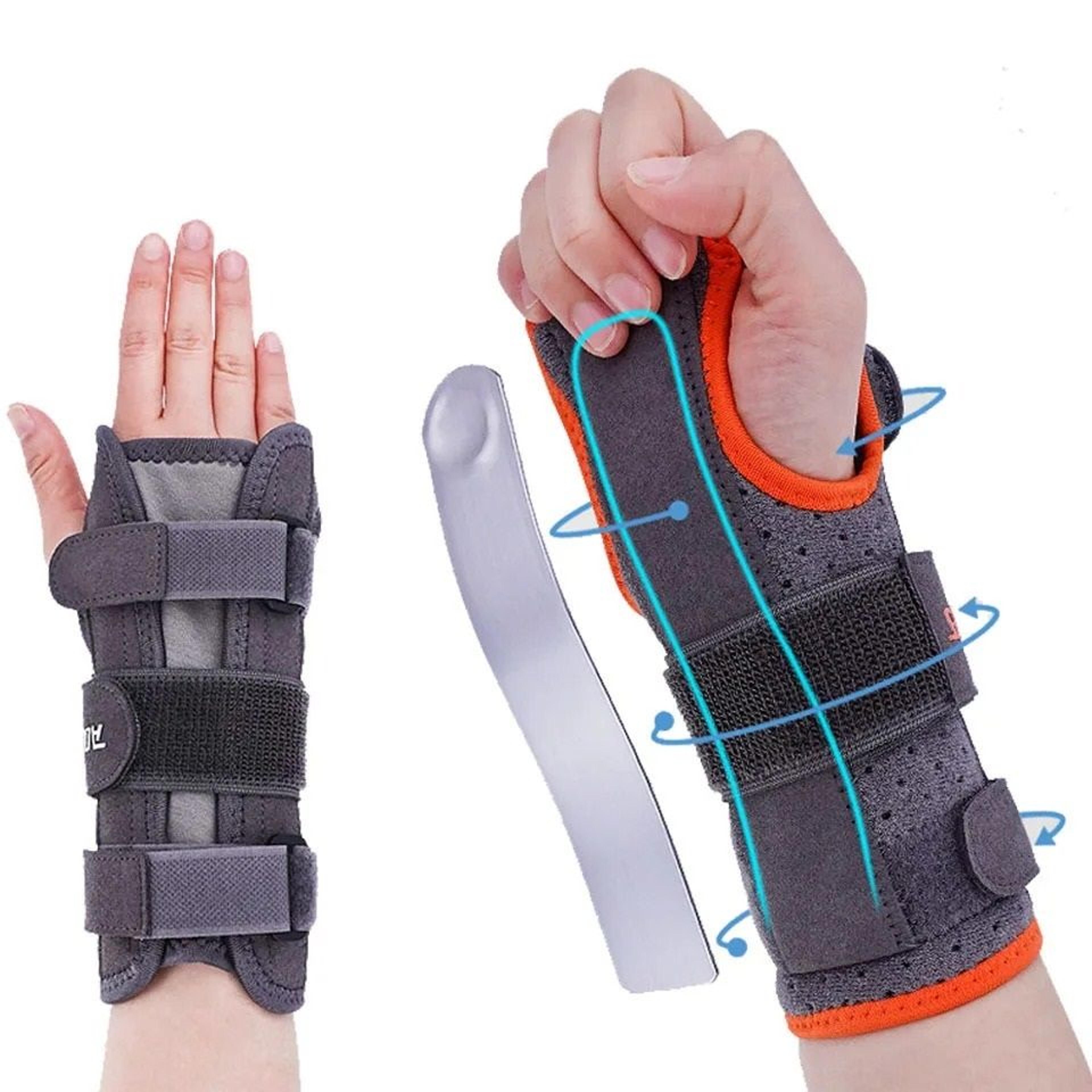 adjustable night sleep carpal tunnel wrist brace with support splints