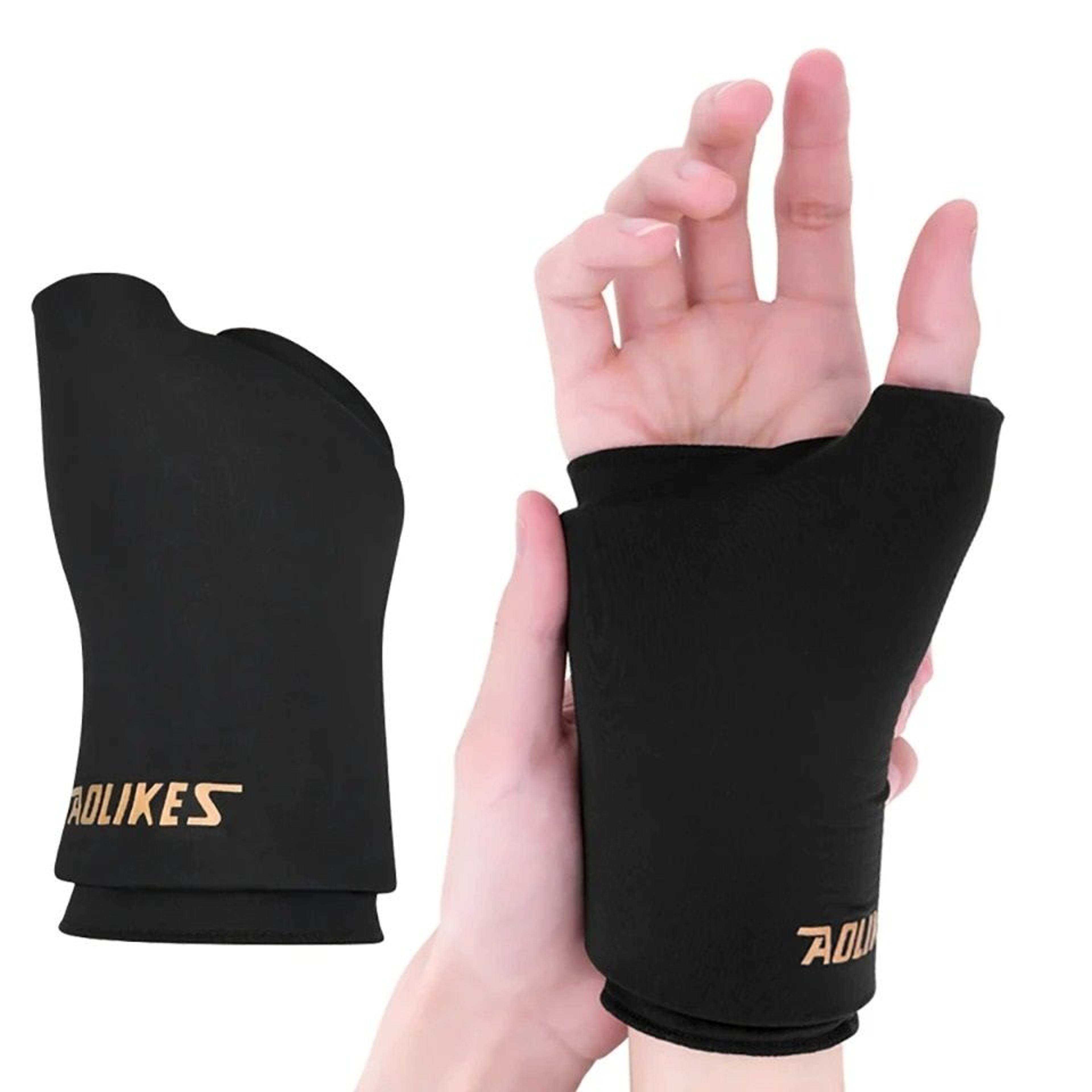 hot and cold relief hydrogel hand & wrist sleeve for heat or ice therapy