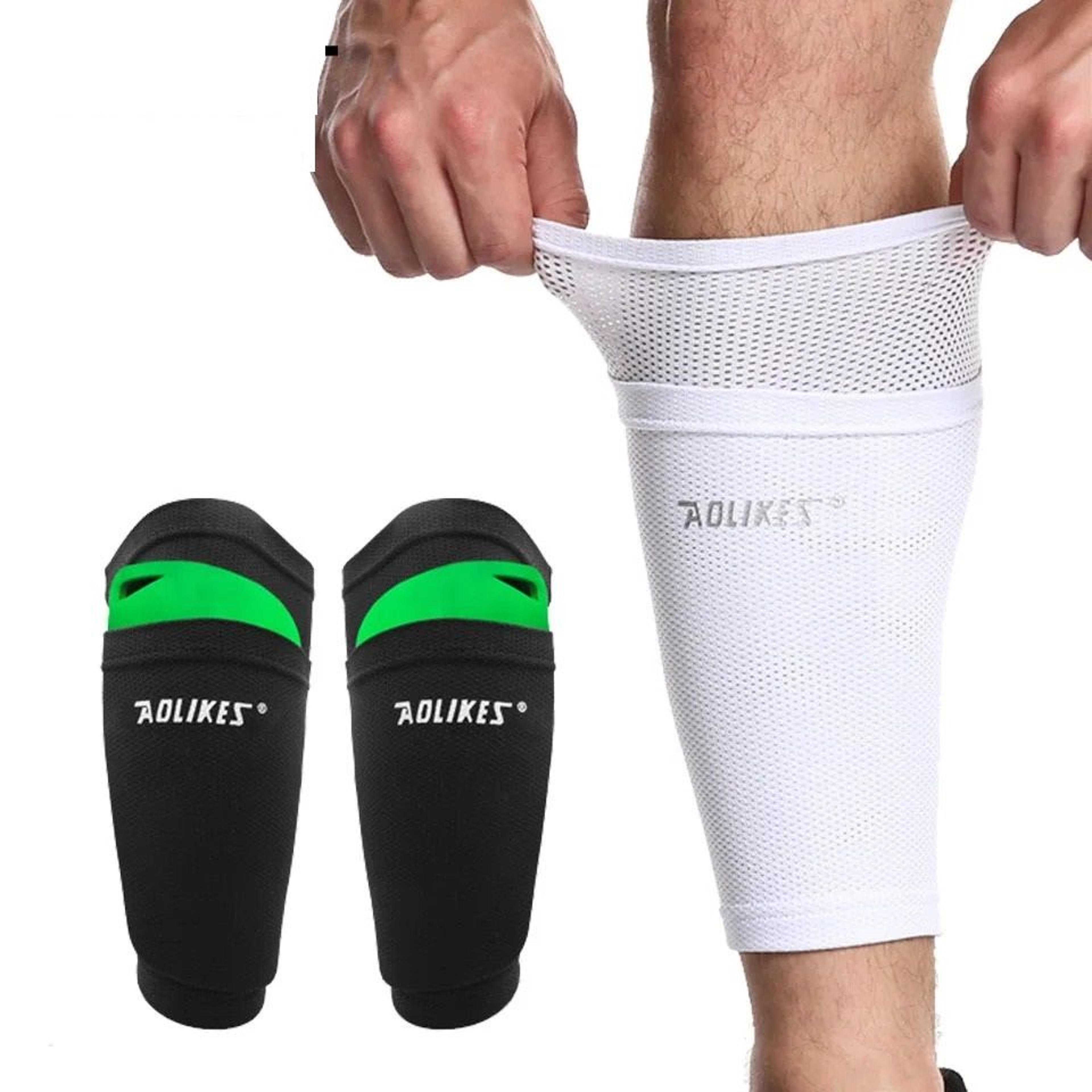 sports soccer shin guard sleeves for adults, teens, and children