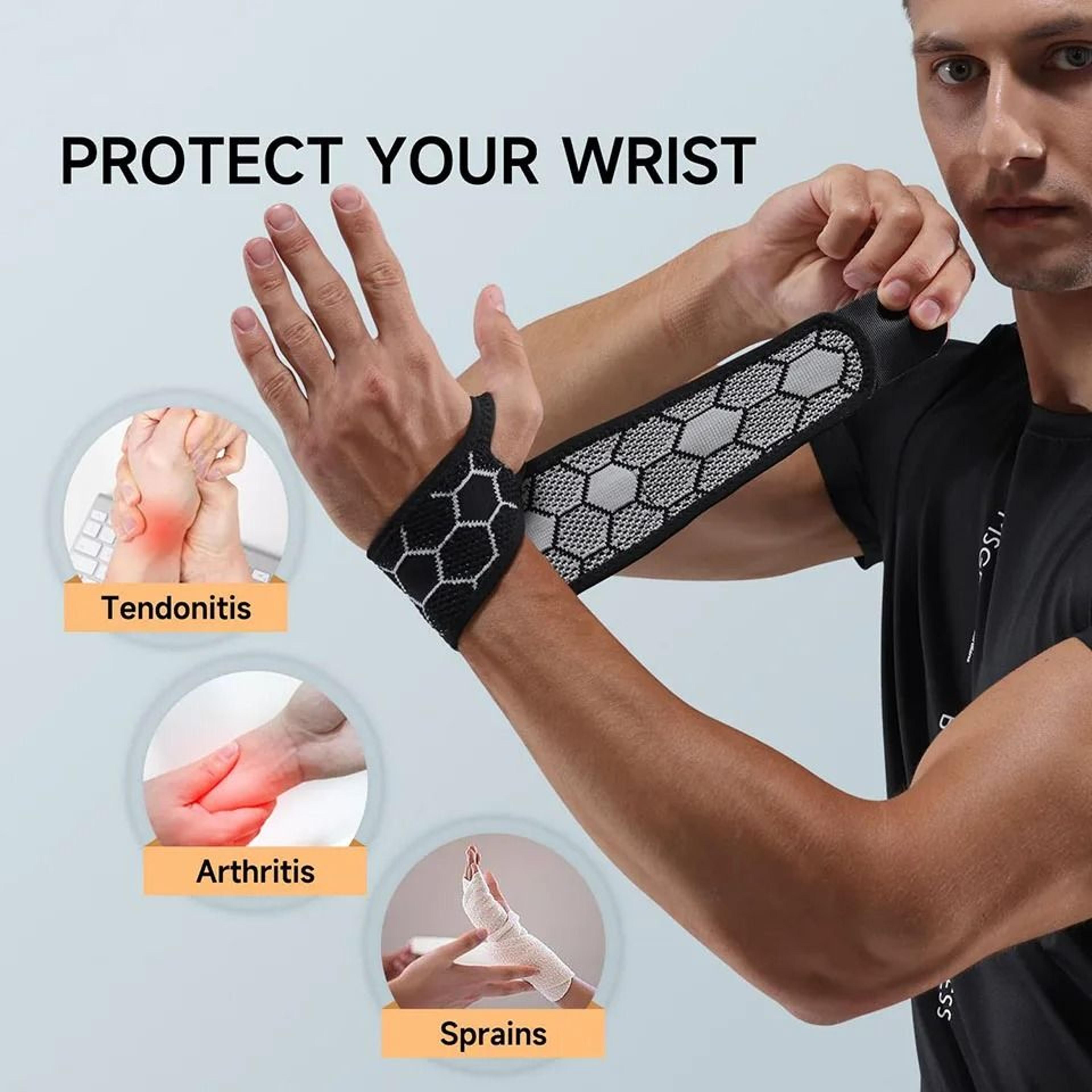 light support compression wrist brace for carpal tunnel & daily work relief