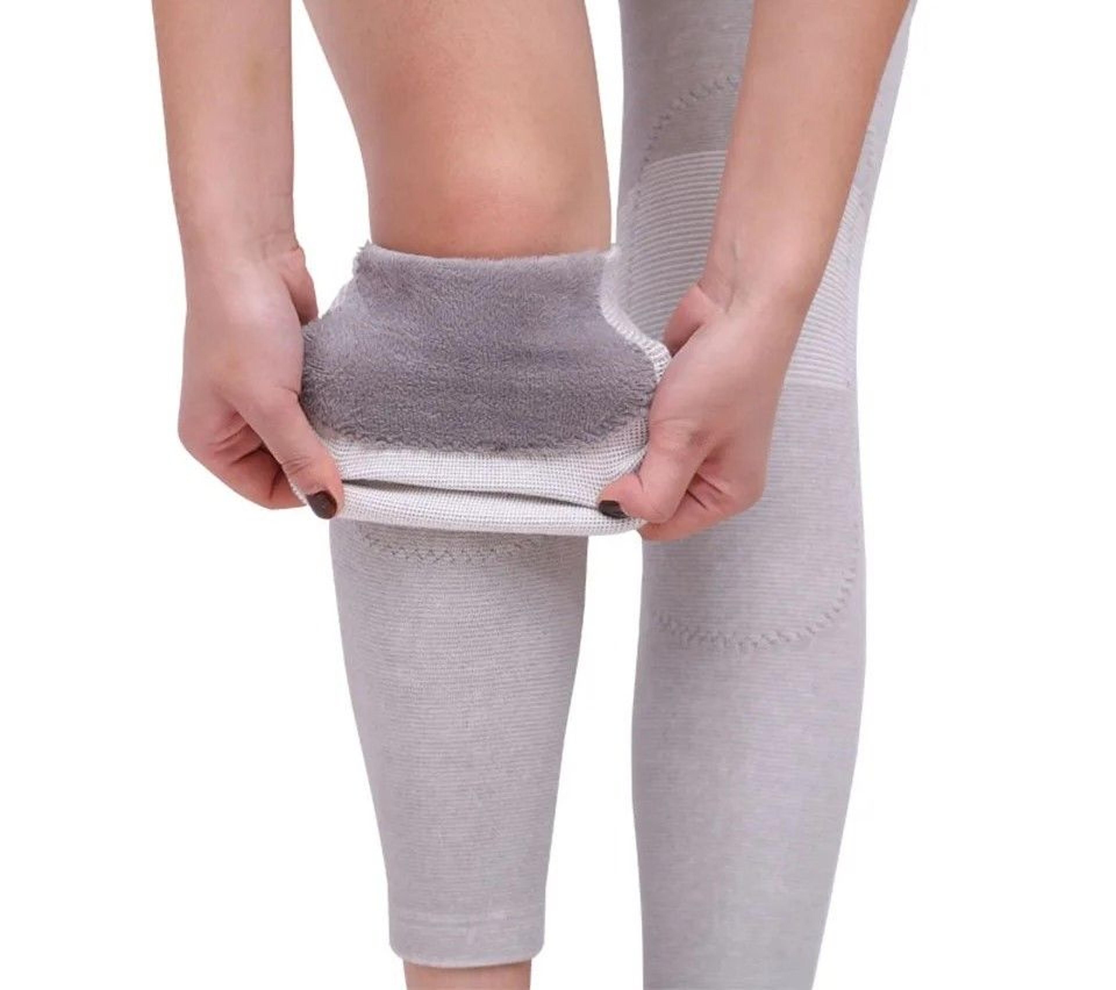 long plush knee & calf warmth sleeves for arthritis & joint relief
