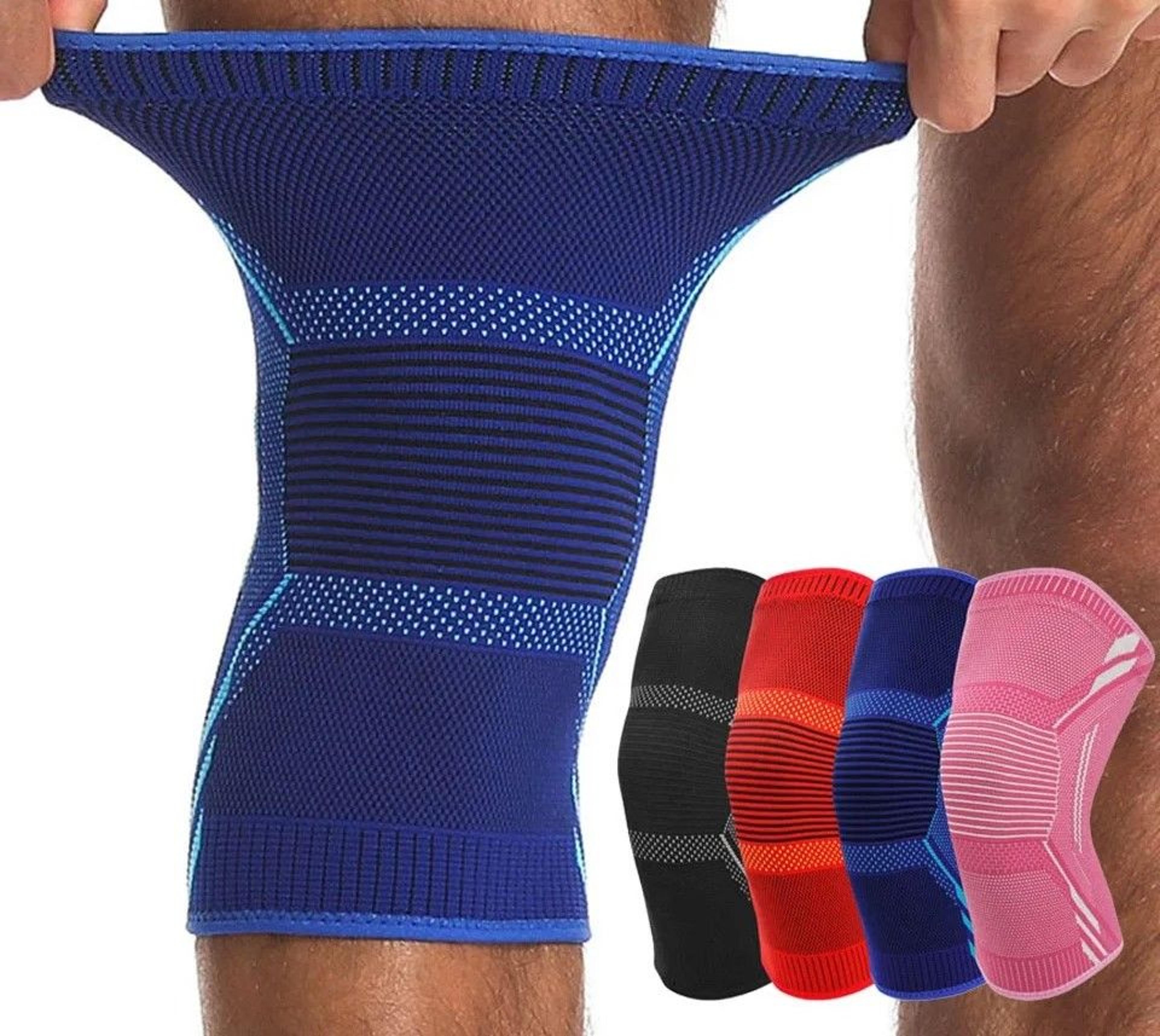 non-slip sports compression knee sleeve brace for men & women