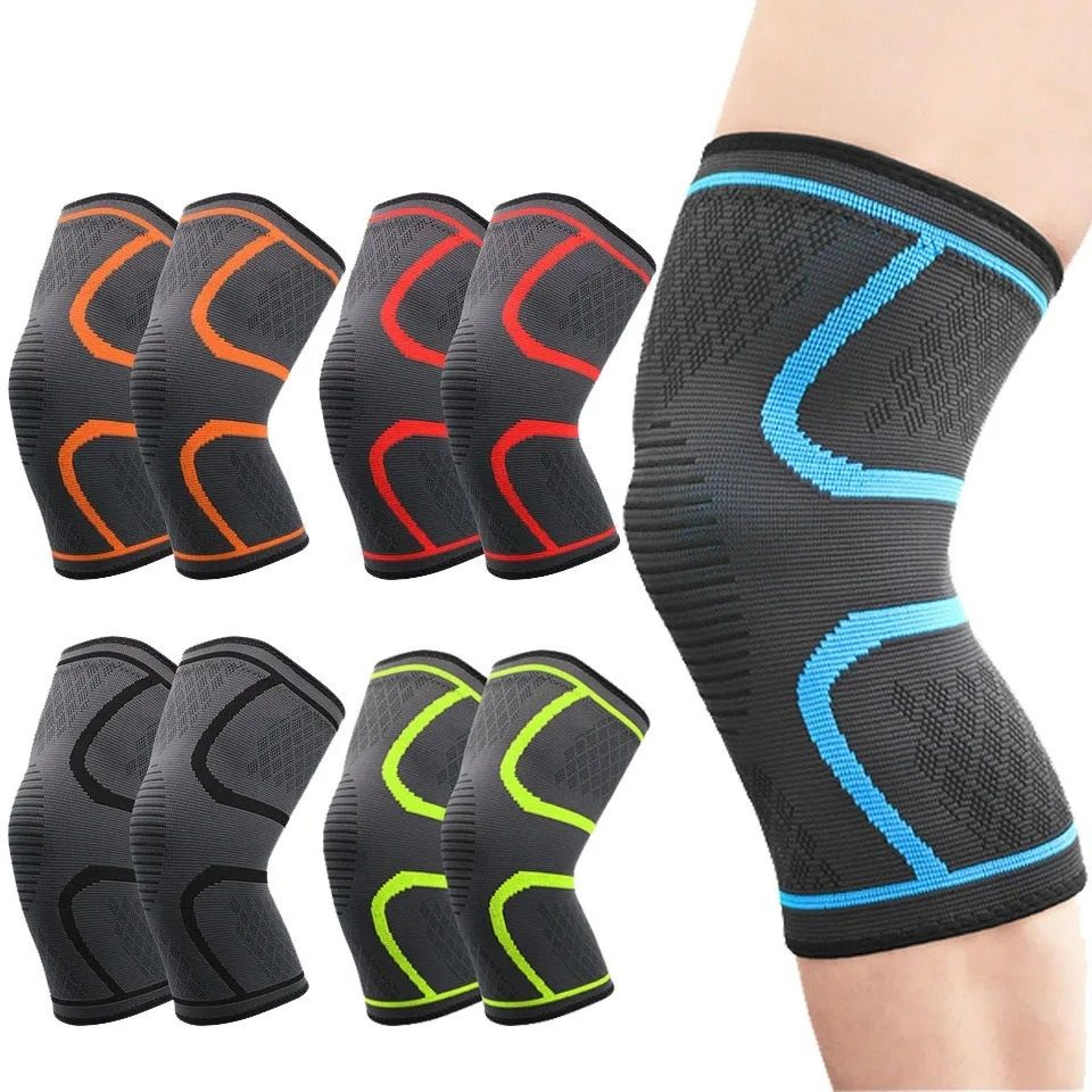 anti-skid running compression knee sleeves pair for meniscus tear & joint pain relief