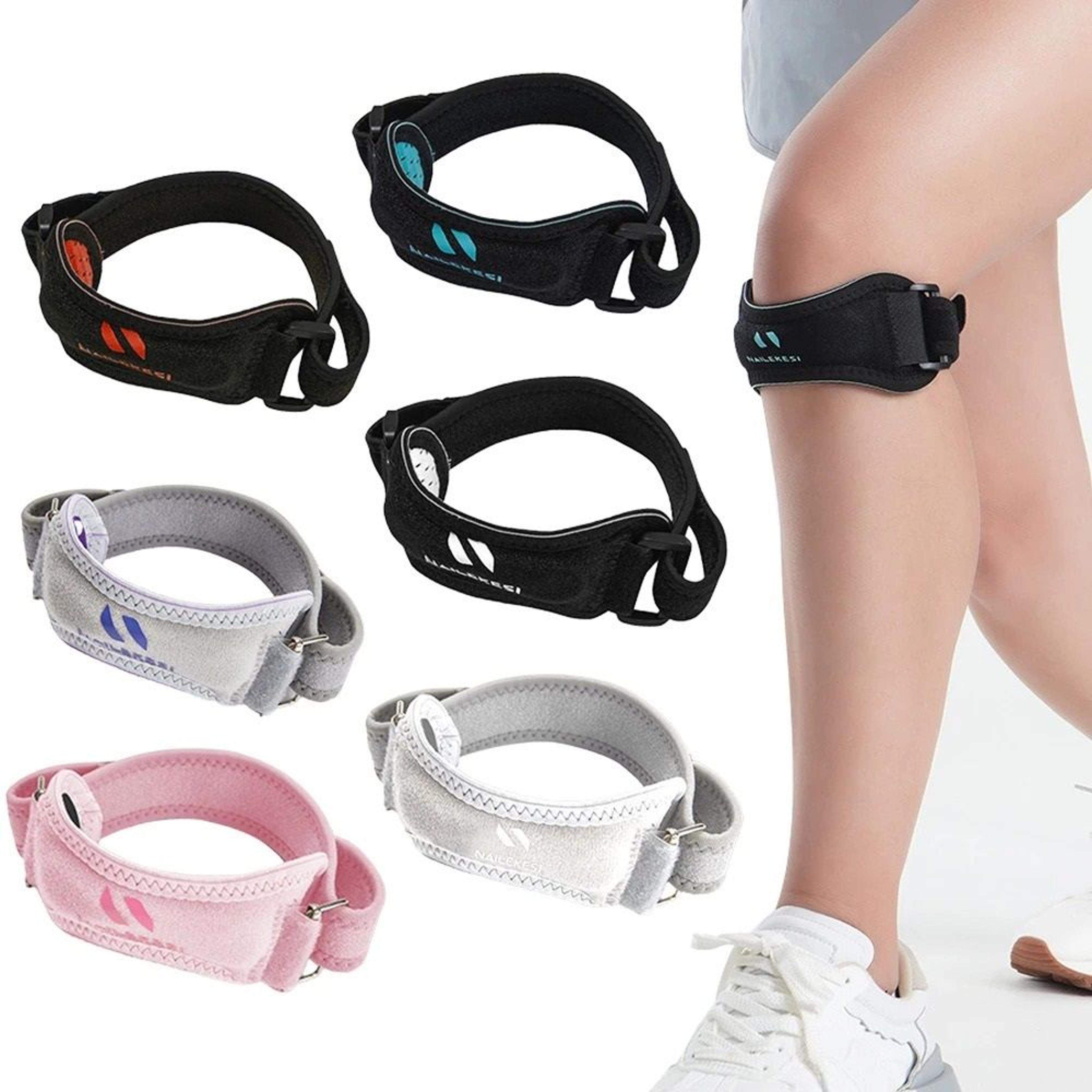 1-piece patella tendon knee strap for running, hiking, & jumper's knee