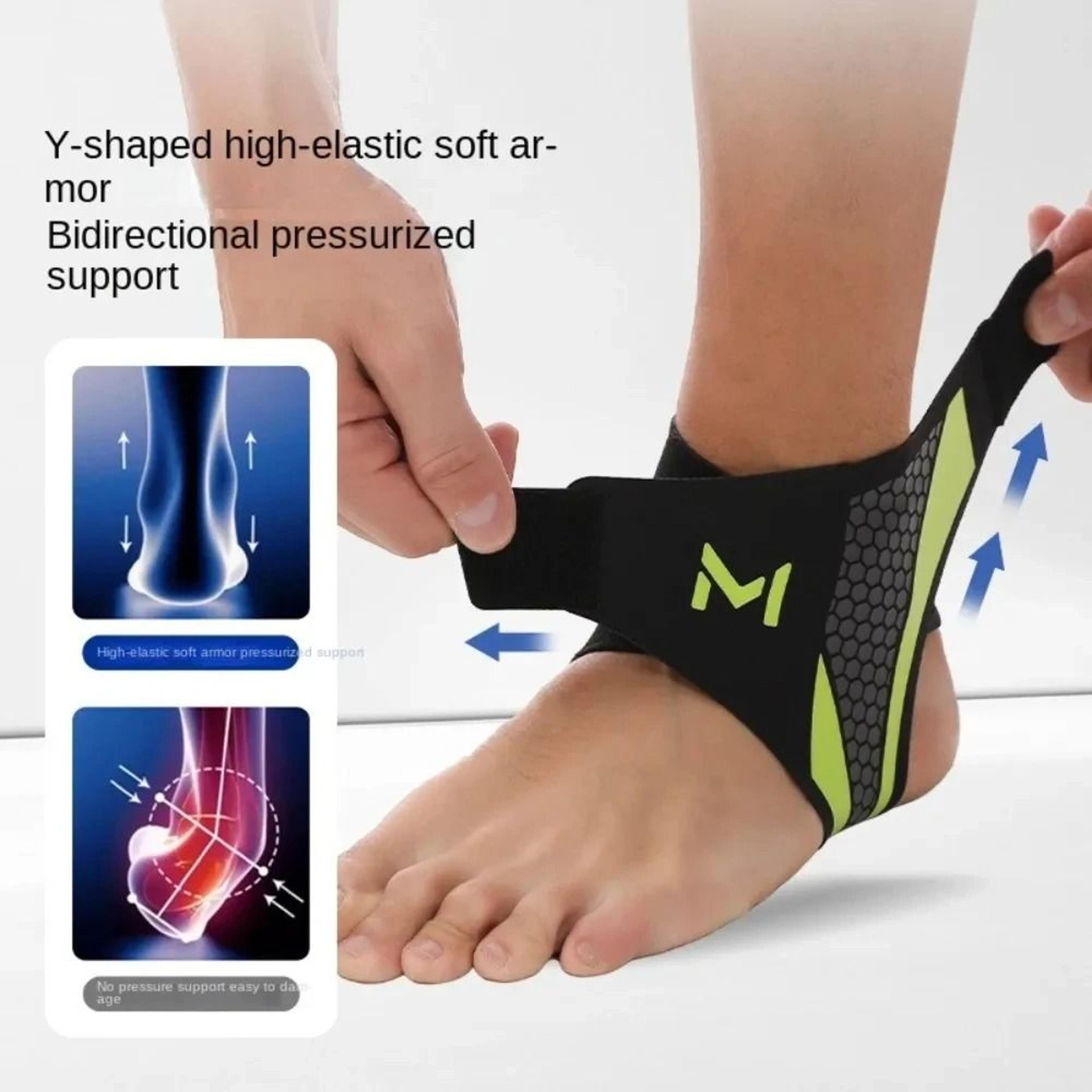 1-piece anti-sprain ankle support brace for running, basketball, & soccer
