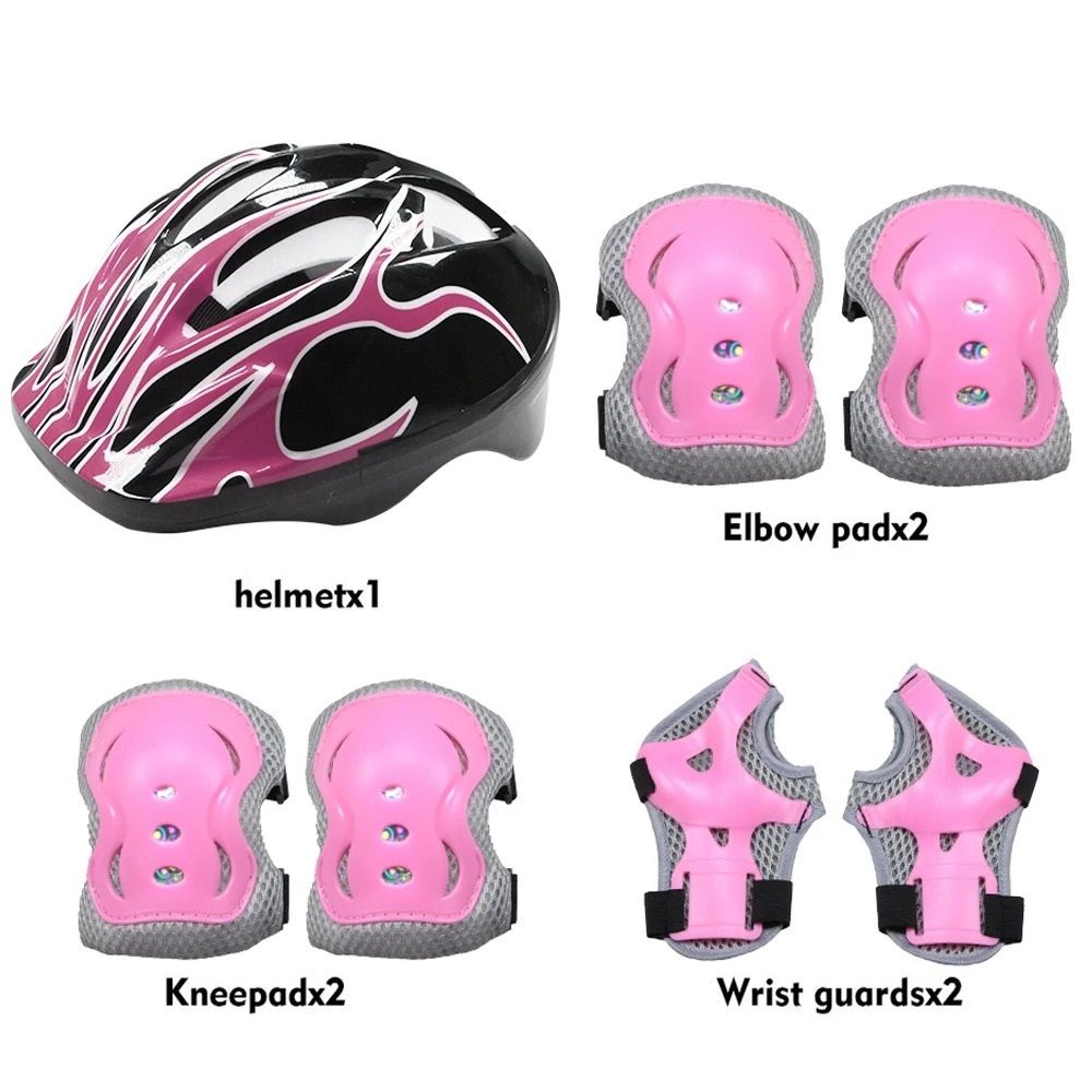 6-piece multi-sport protective gear set (knee pads, elbow pads, & wrist guards)