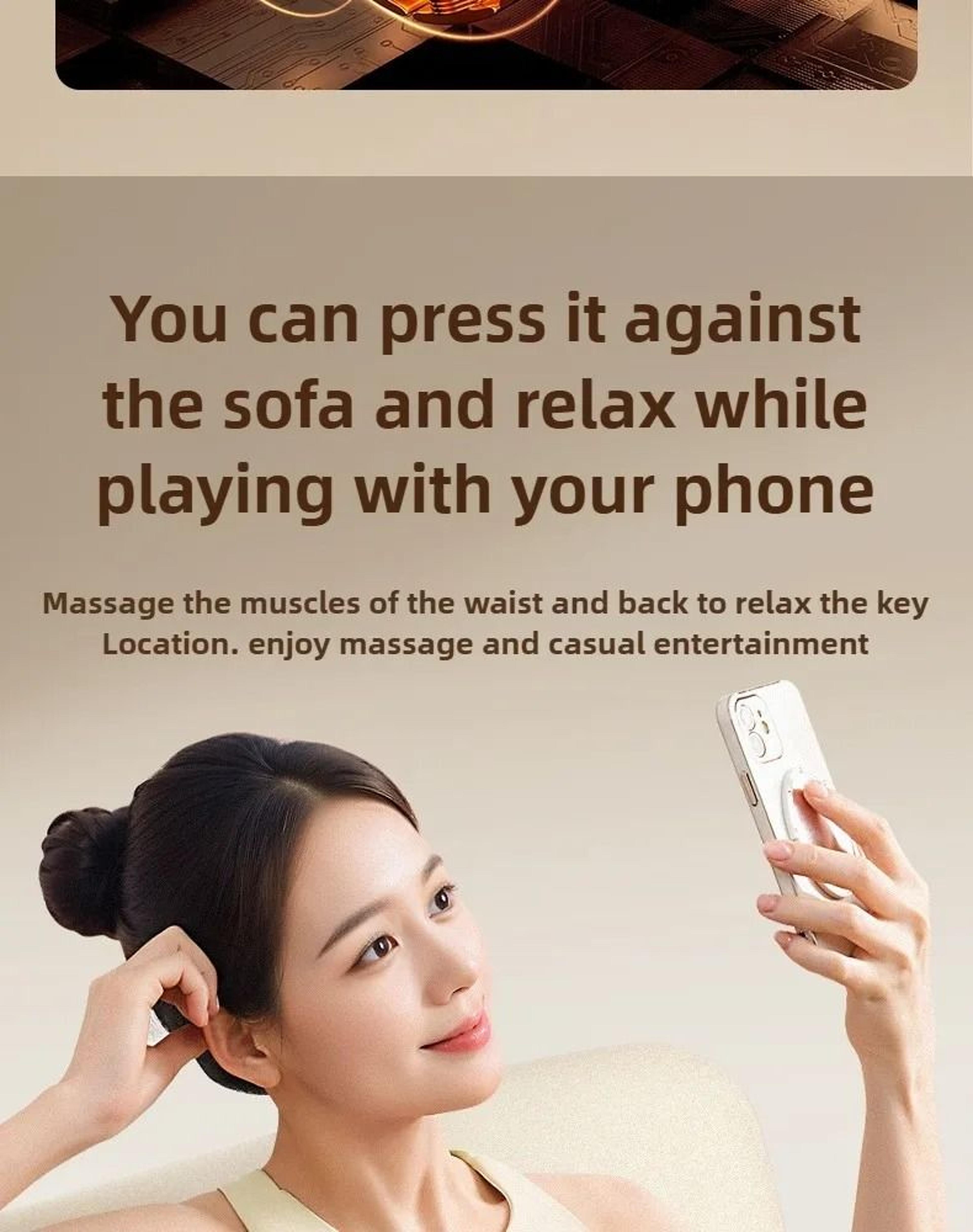 32-head deep tissue fascia massage gun with high-frequency vibration and red light therapy