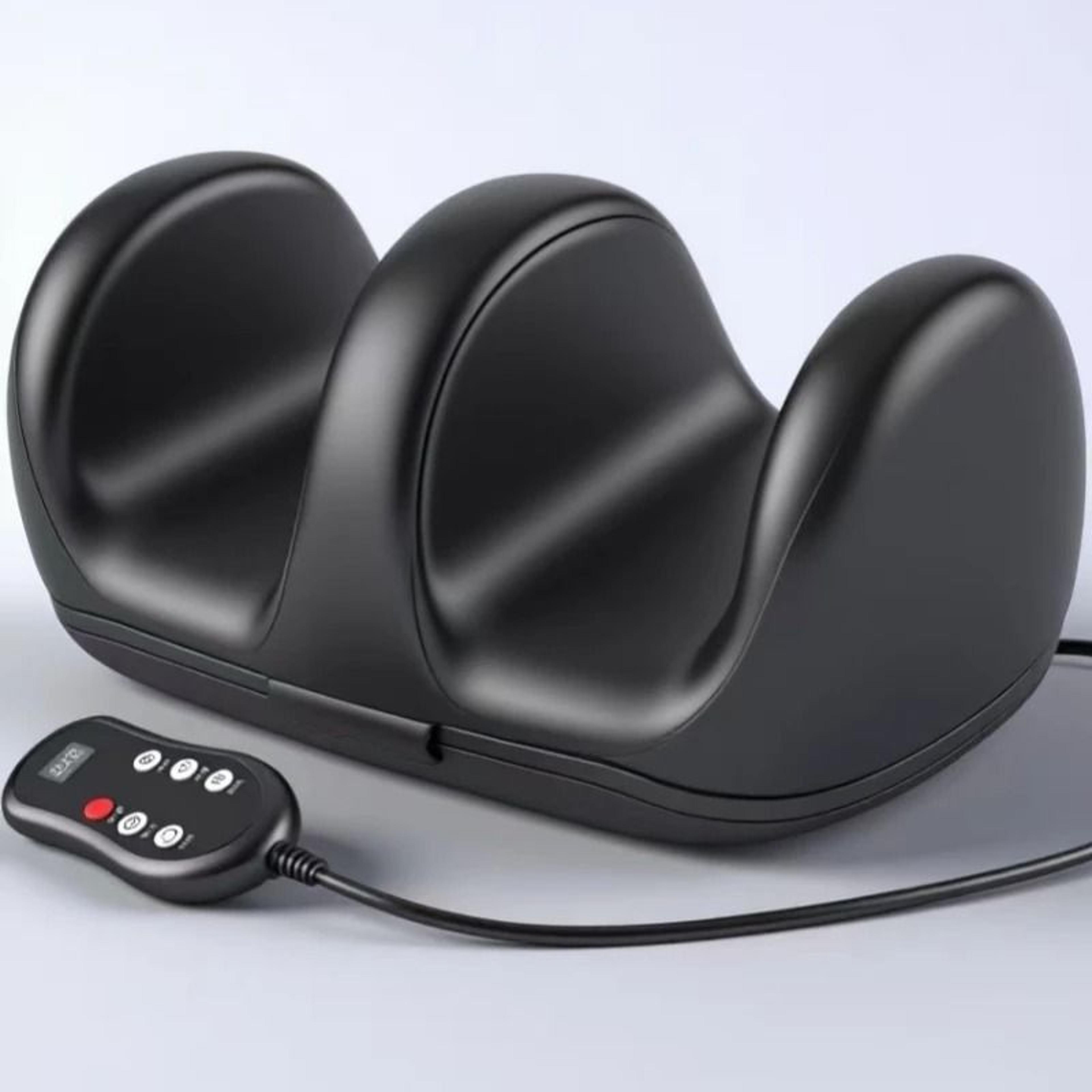 3d shiatsu foot and calf massager with deep kneading and soothing heat
