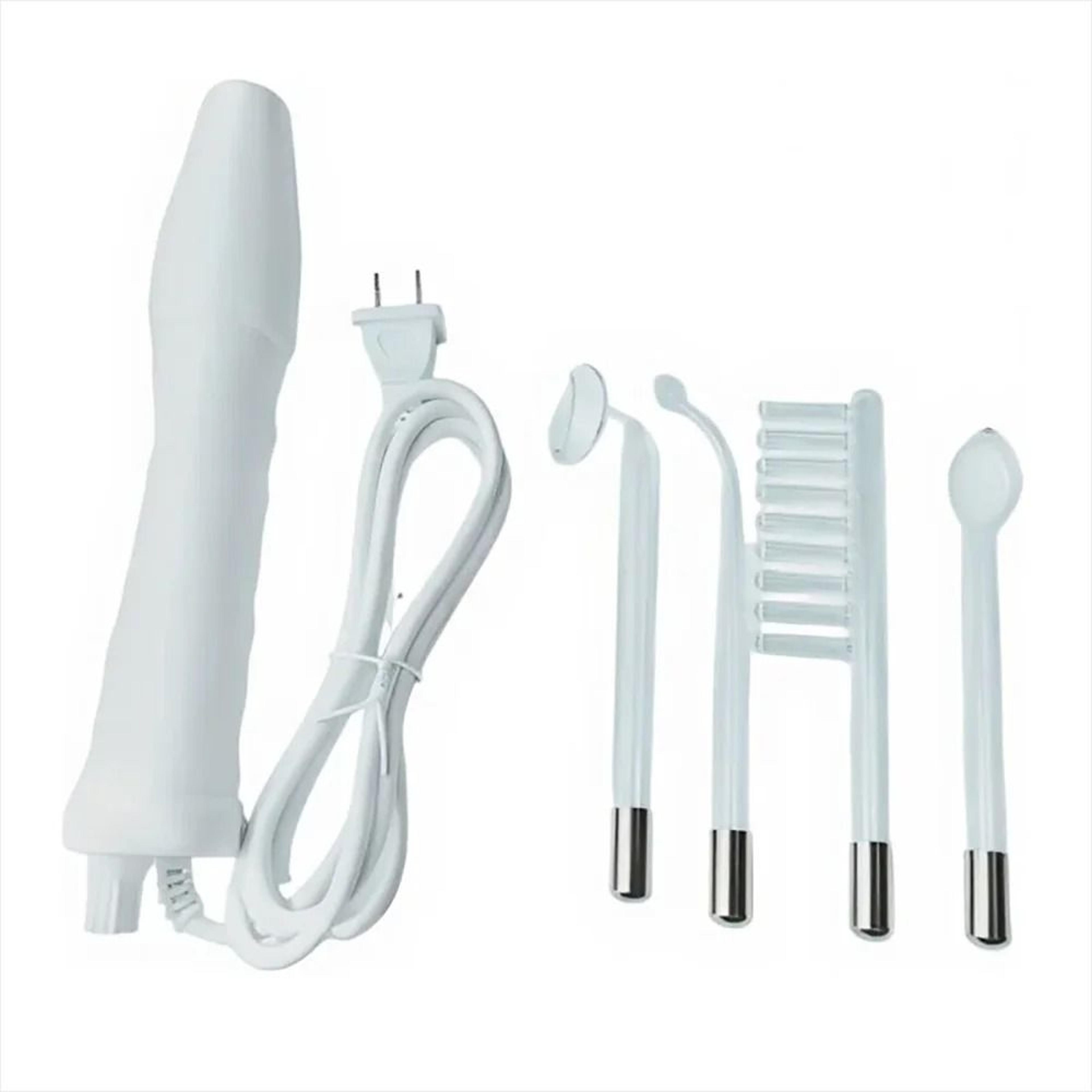4-in-1 high frequency electrode glass tube machine for facial spa, acne spot care, and skin tightening